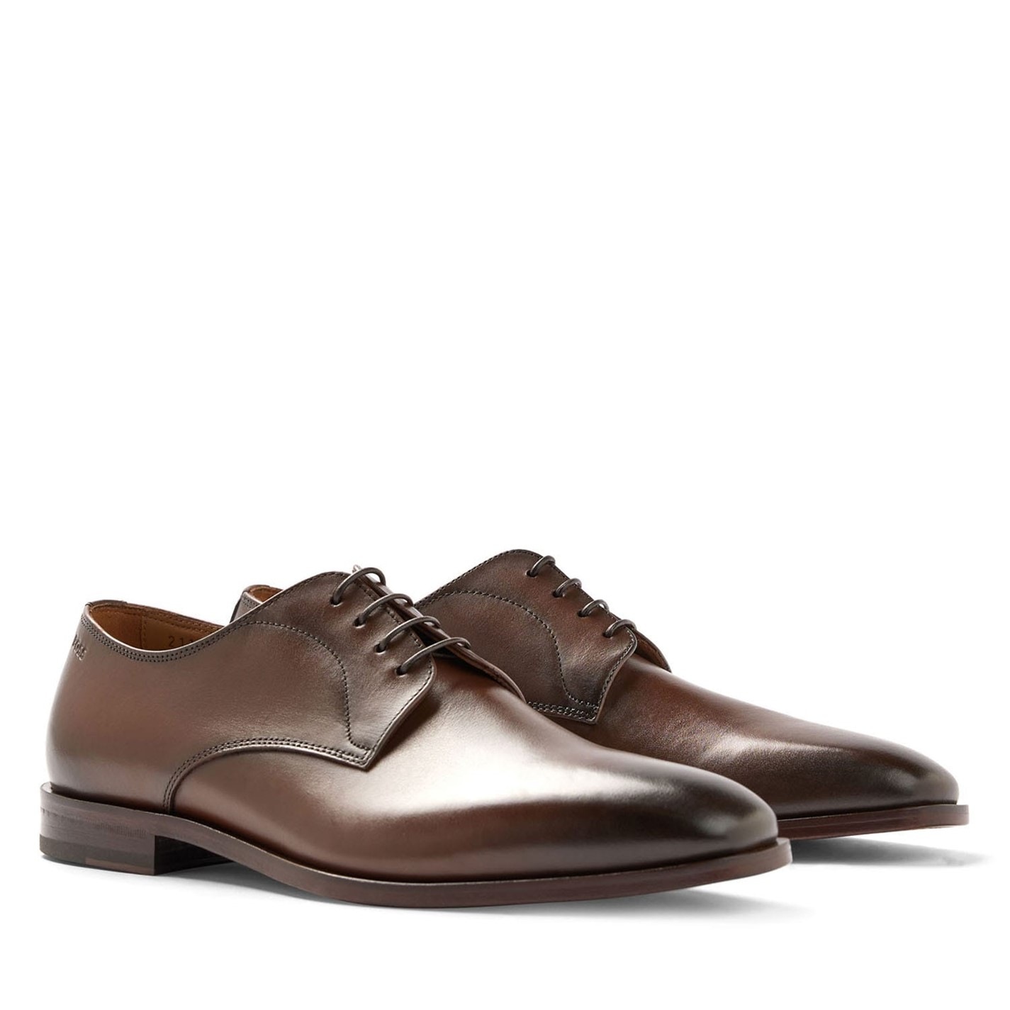 Boss | Lisbon Derby Shoes | Men | Brown | Flannels display picture 1