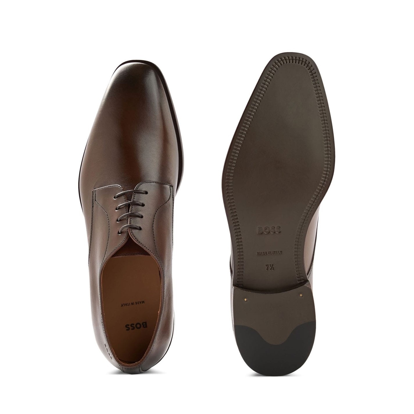 Hugo Boss Men’s Modern Derby -Black Size 6.5 Boss | Lisbon Derby Shoes | Men | Brown | Flannels main image 2