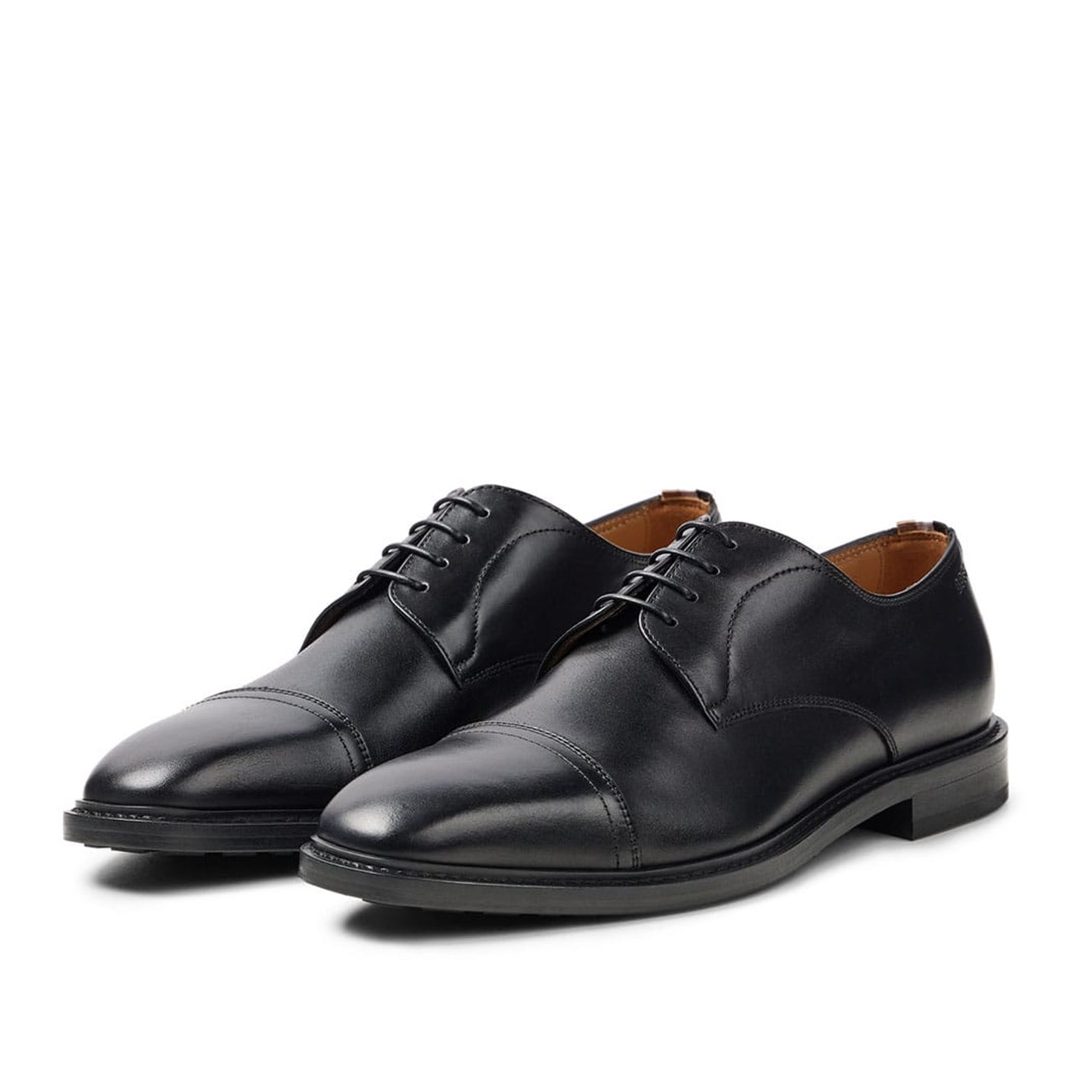 Boss | Lisbon Derby Shoes | Men | Black | Flannels