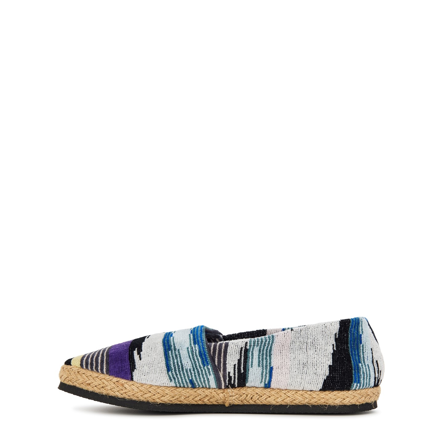 MISSONI Clint Colourblock Espadrilles Men Black Flannels
