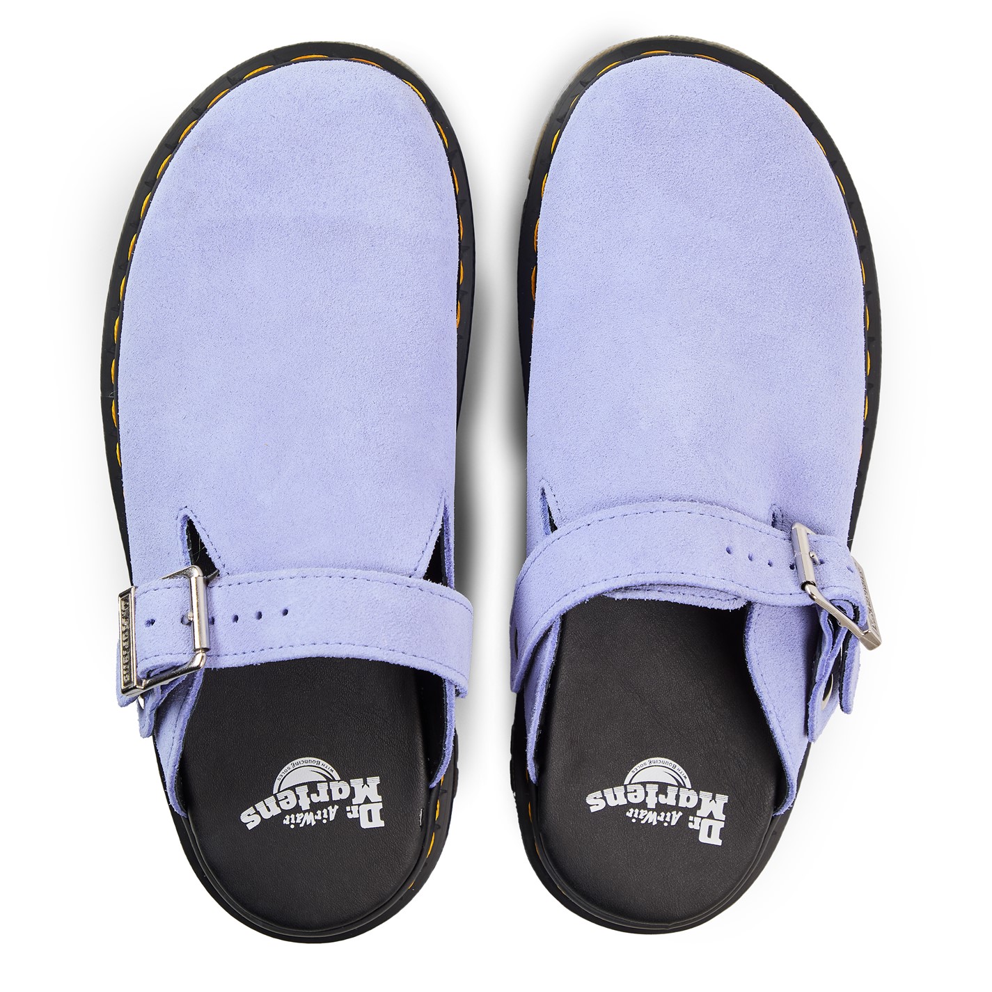 Dr. Martens Zebzag Mule – Cornflower Blue EH Suede With