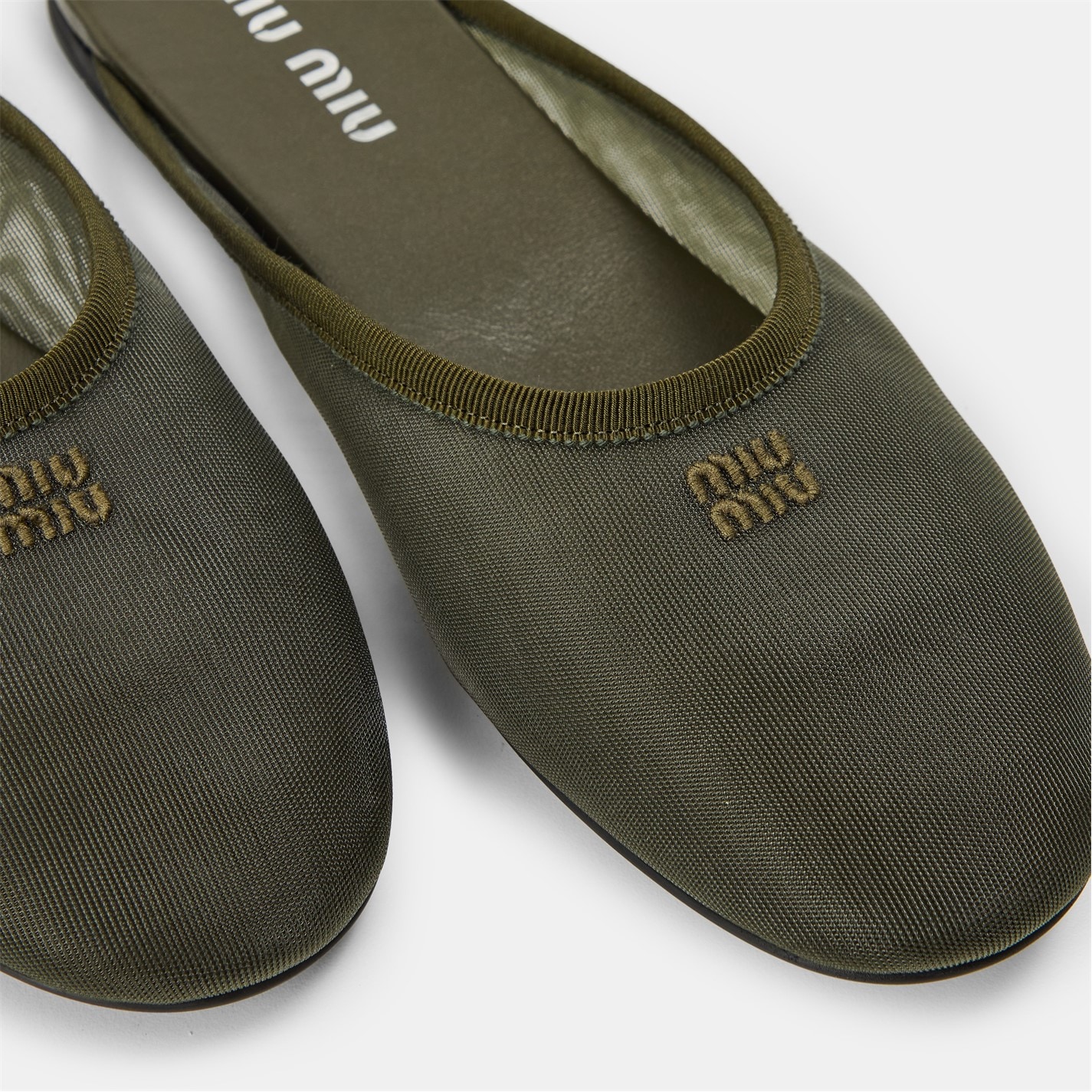 MIU MIU Women s Mesh Flat Mules Women Olivia Flannels miu-miu-women-s-mesh-flat-mules-women-olivia-flannels