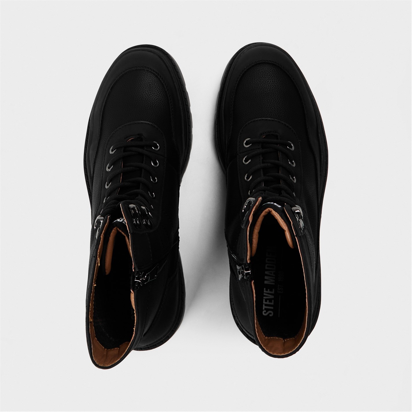 Steve Madden | Men's Hudson Flat Ankle Boots | Men | Black | Flannels