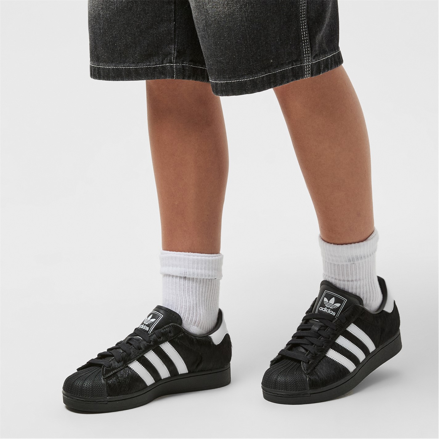 adidas gazelle silver green womens Adidas Unisex Superstar II Core Black / Core Black / Cloud White Low Top  Sneakers main image 1
