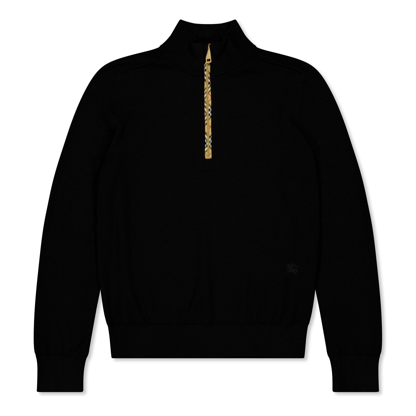 BURBERRY | Kids' Conroy 1/4 Zip Wool Knitted Top | Kids | Navy BURBERRY | Kids' Conroy 1/4 Zip Wool Knitted Top | Kids | Navy