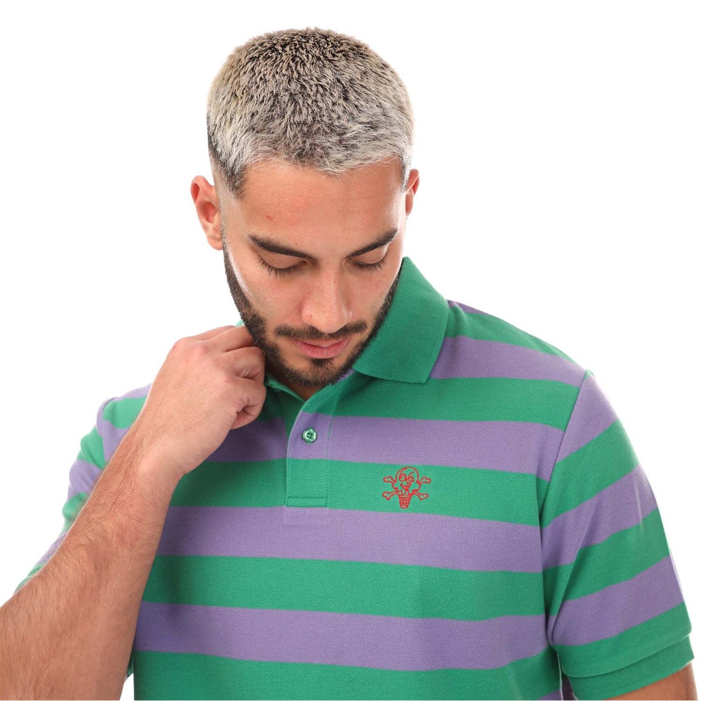 Crushed 3/4 Sleeve Spice Polo