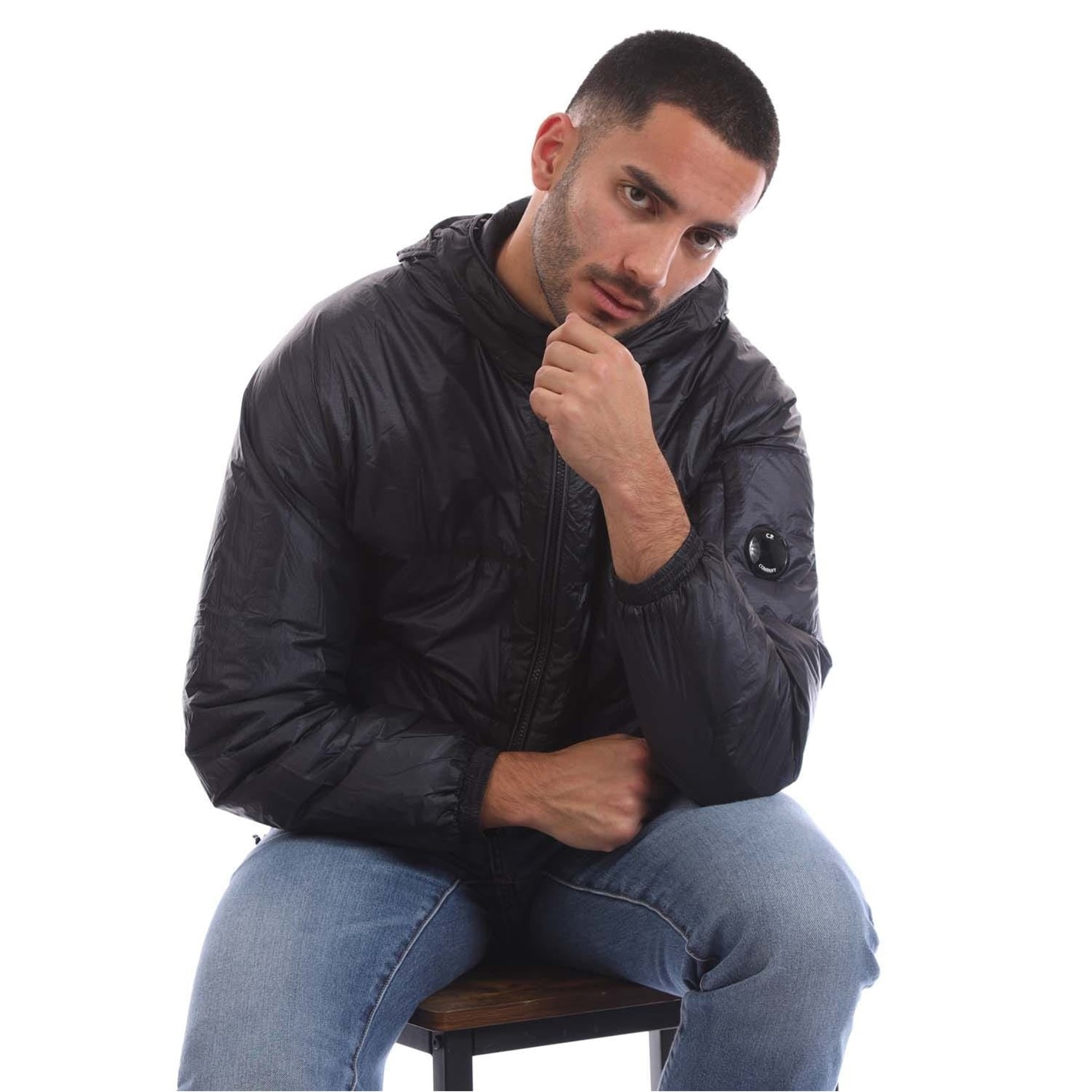 CP Company | Nada Shell Hooded Padded Jacket | Men | Navy