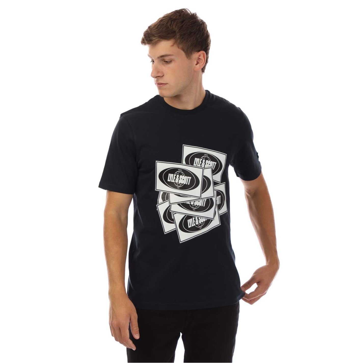 Lyle&Scott Uomo Felpa Girocollo Ml424Vog Z865 Nero Nero/L