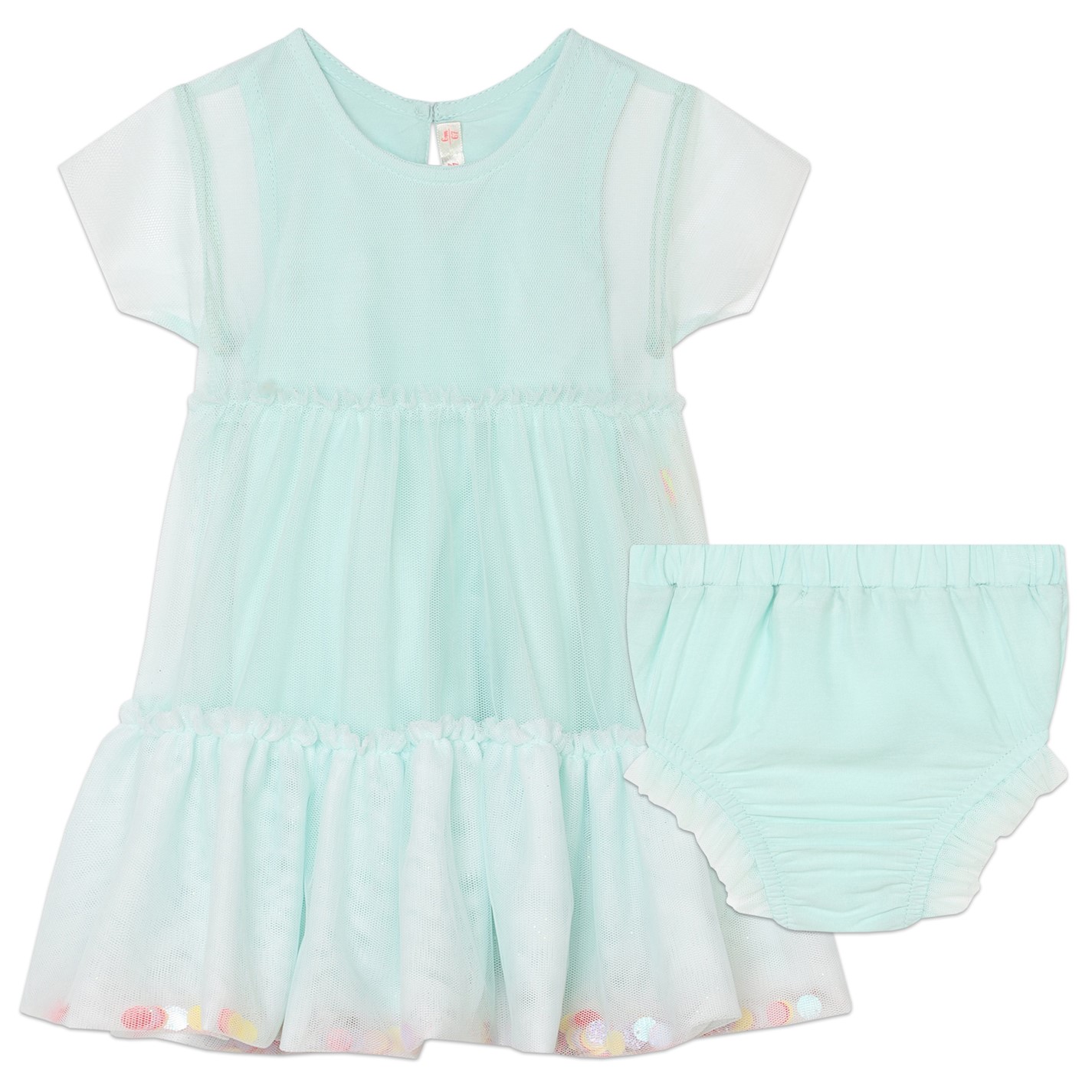 Billieblush Watermelon Ruffle Dress (Size 12M left) main image 0