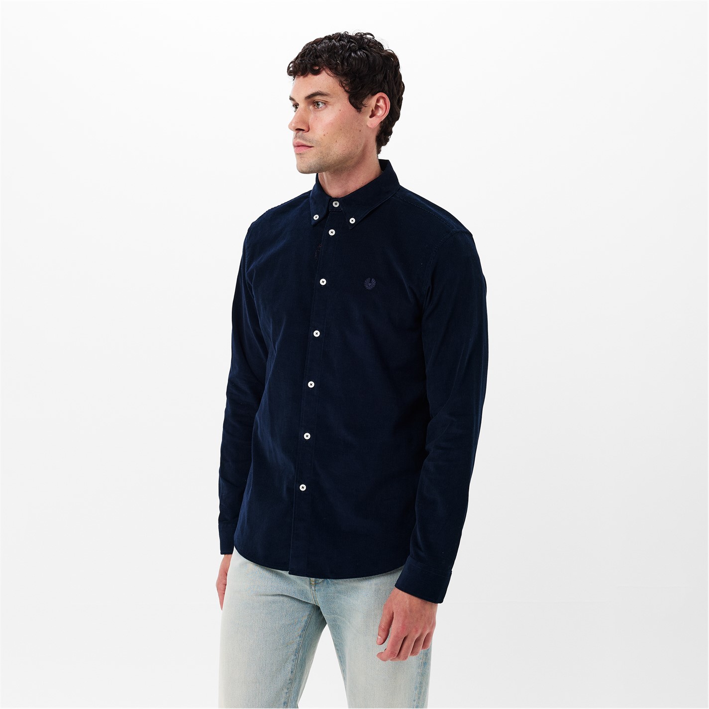 Men's Long Sleeve Corduroy Shirt
