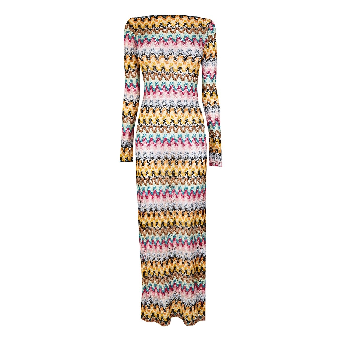 MISSONI MiB Long Dress Ld51 Women Multi Black Flannels