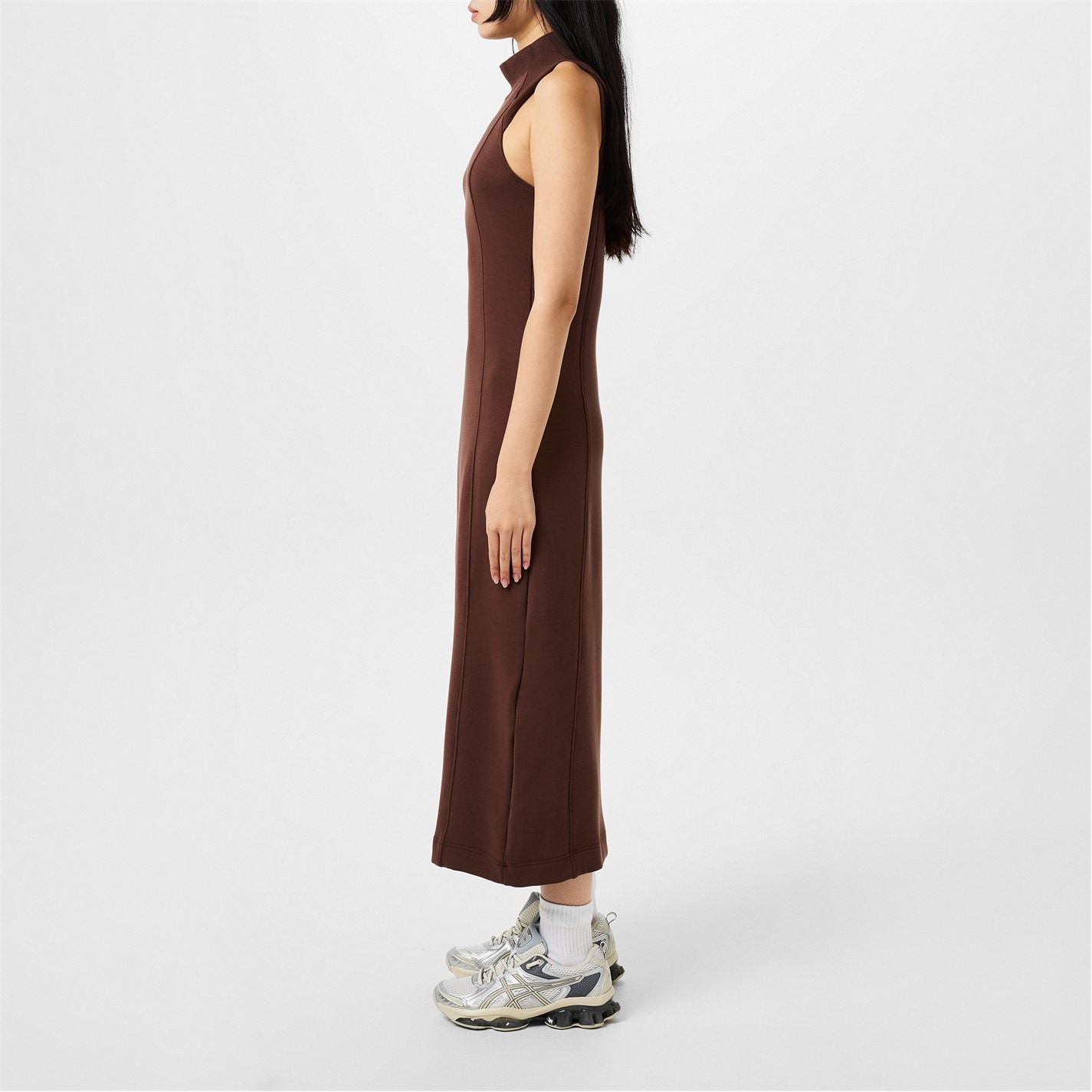 VARLEY | Erin Midi Dress | Women | Chestnut | Flannels Fashion Ireland