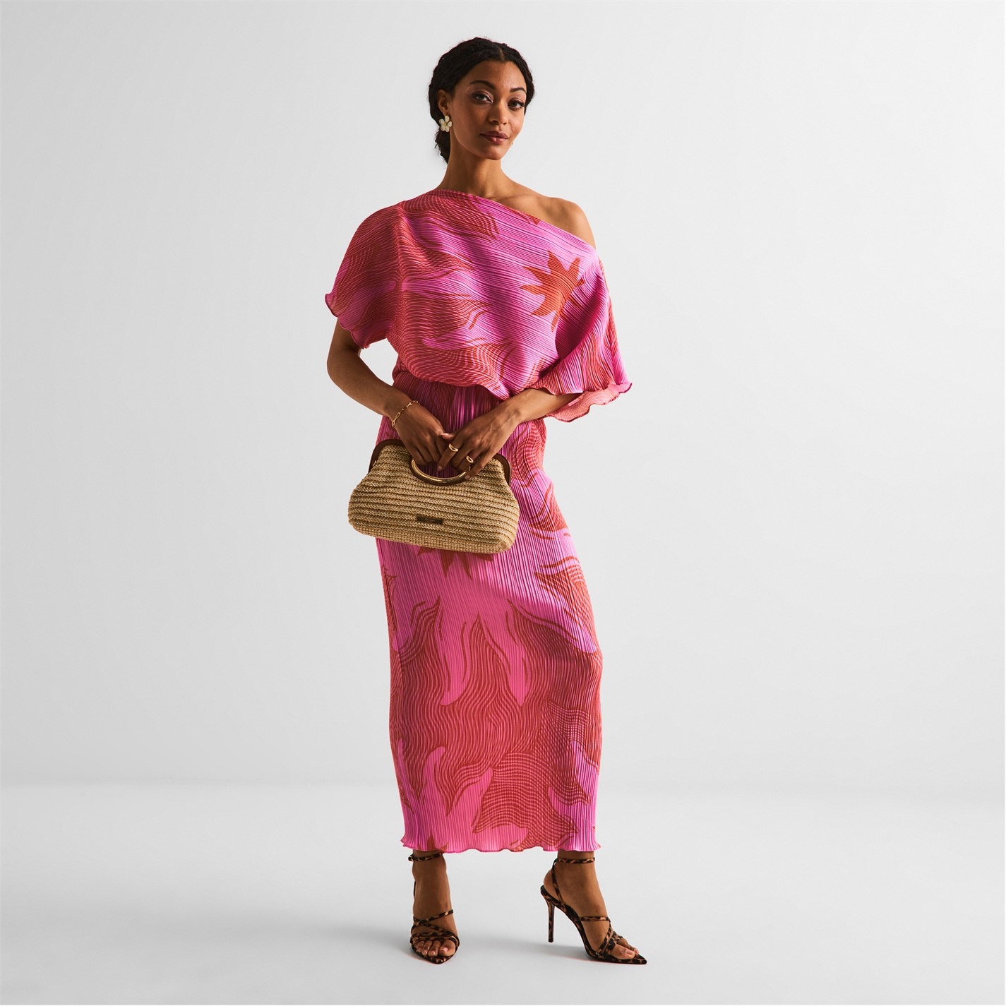 strapless open back dress Pink Safari Mini Tilly Dress – Never Fully Dressed main image 1