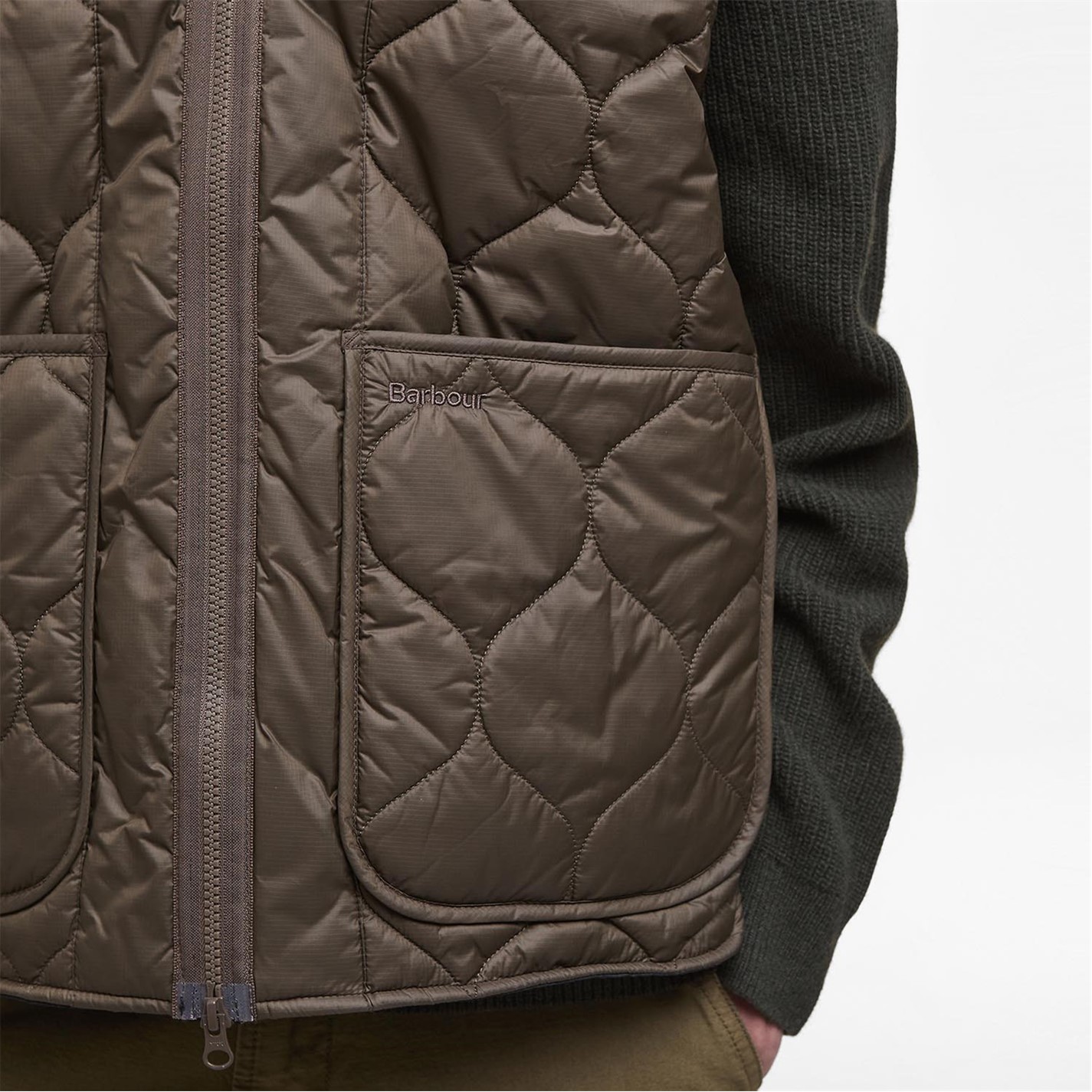 Gilet Utility Leggero Marks &amp; Spencer Kaki - Tasche Multiple, Tessuto Lyocell, Donna