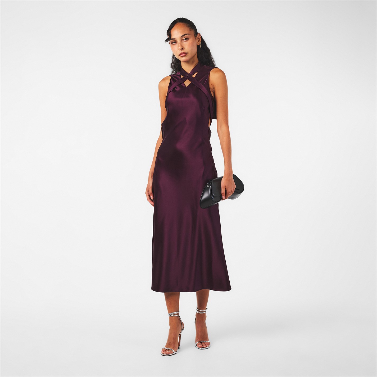 chinese dress ladies Tilda Black Maxi Dresses | dresses online | party, occasion dresses –  Dressesonline.ie main image 0