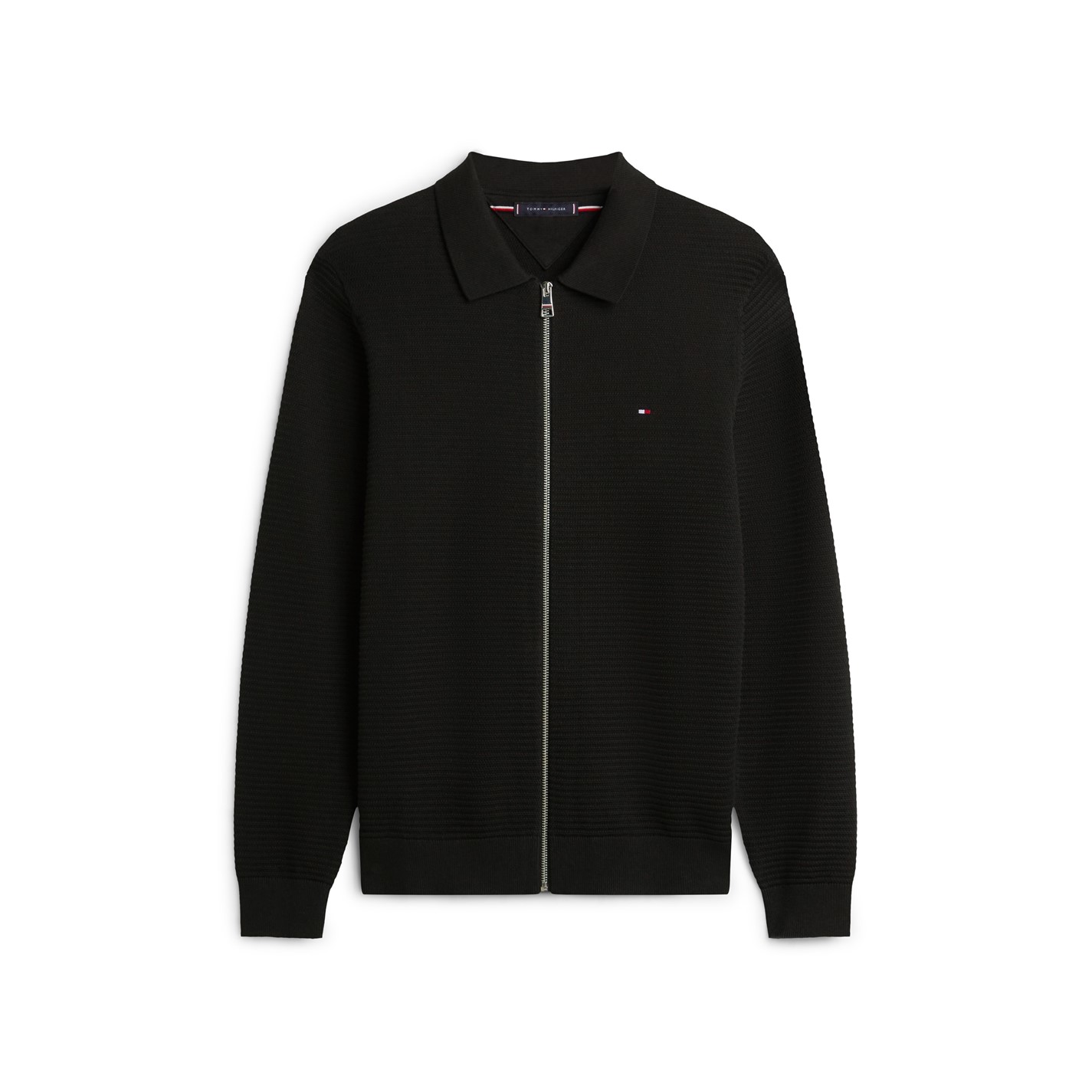 Tommy Hilfiger | Men's Structure Full Zip Crew Neck Jumper | Men | Crew ...