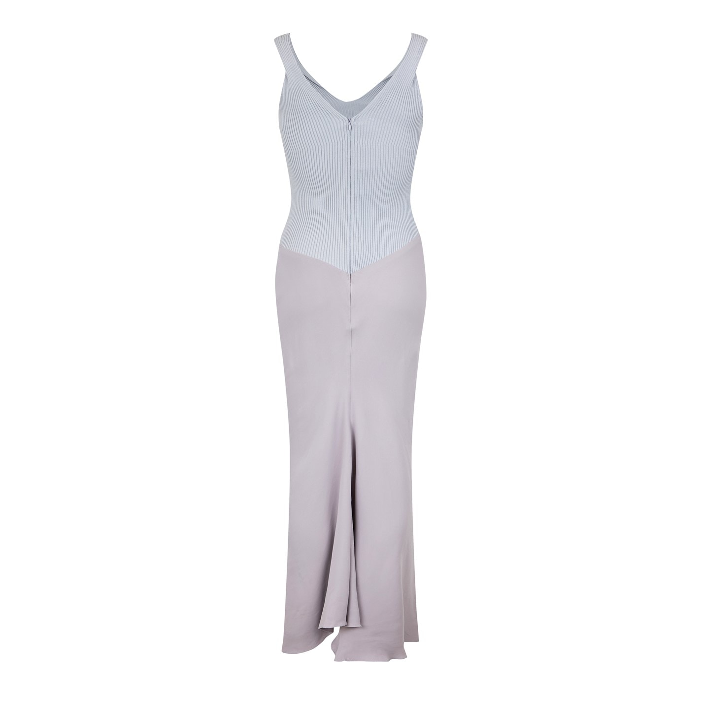 knit dress australia Braylee Sleeveless Ribbed Knit Maxi Dress Cream main image 1