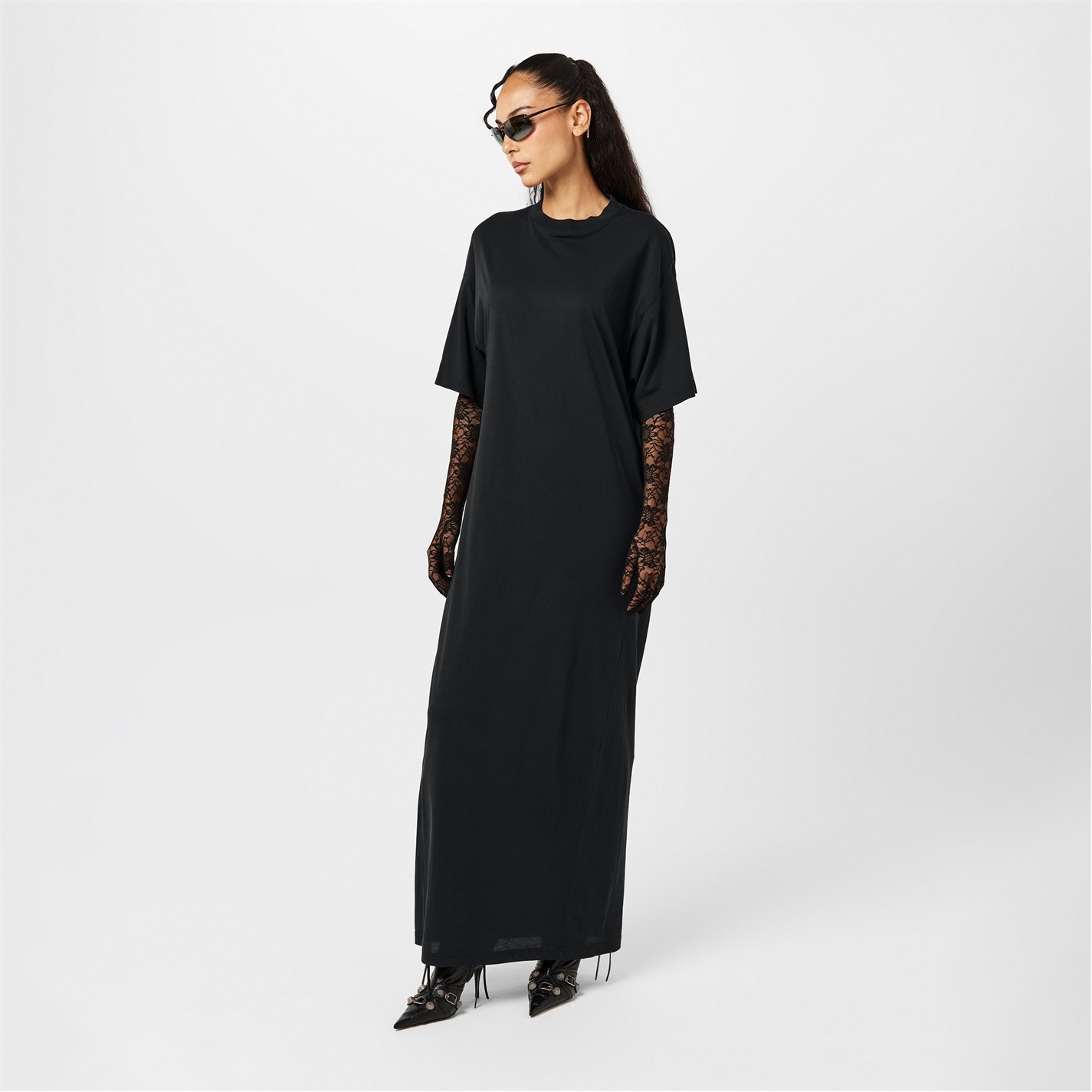 Balenciaga Black Long Dress