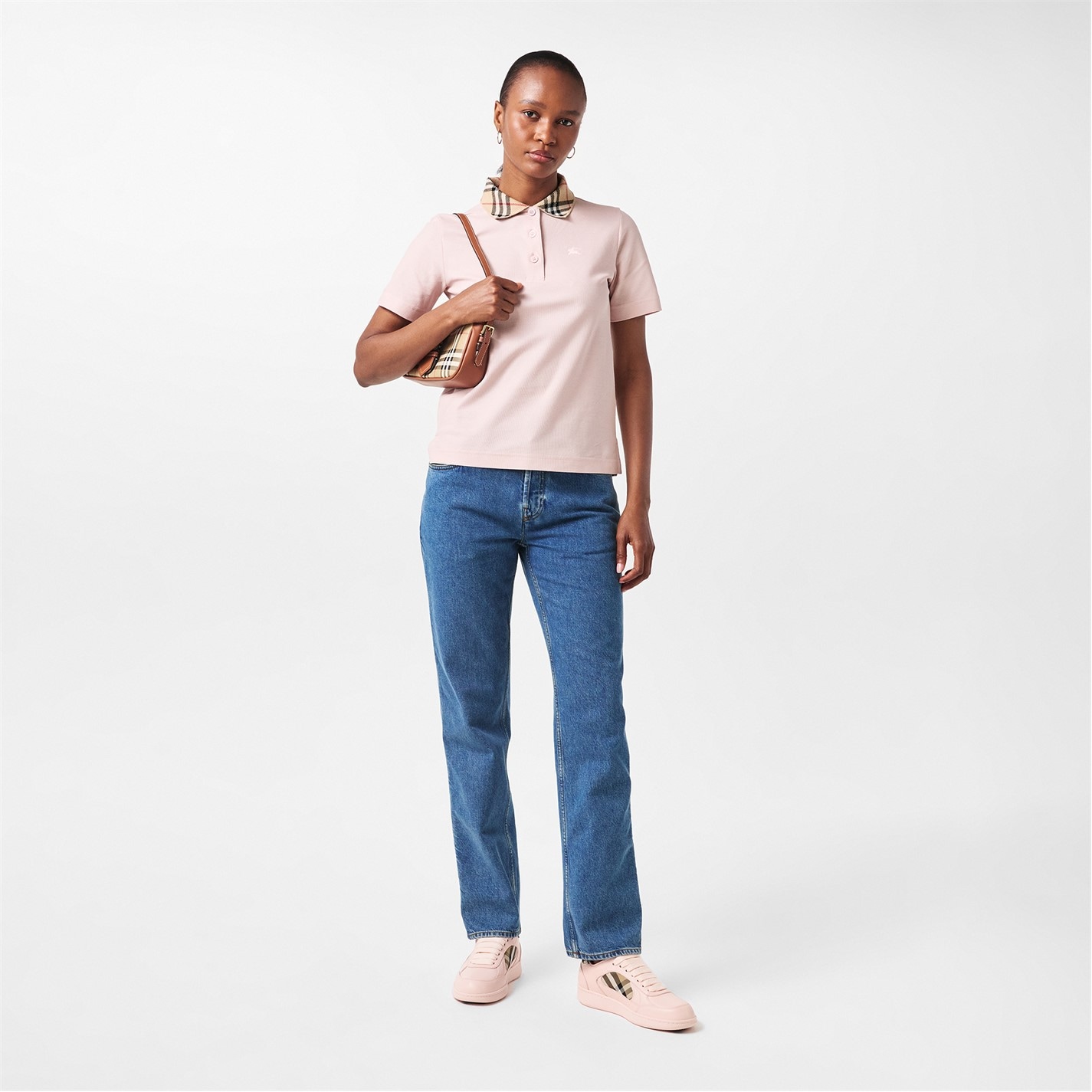 BURBERRY | Women's Wide Leg Jeans | Women | Mid Blue | Flannels