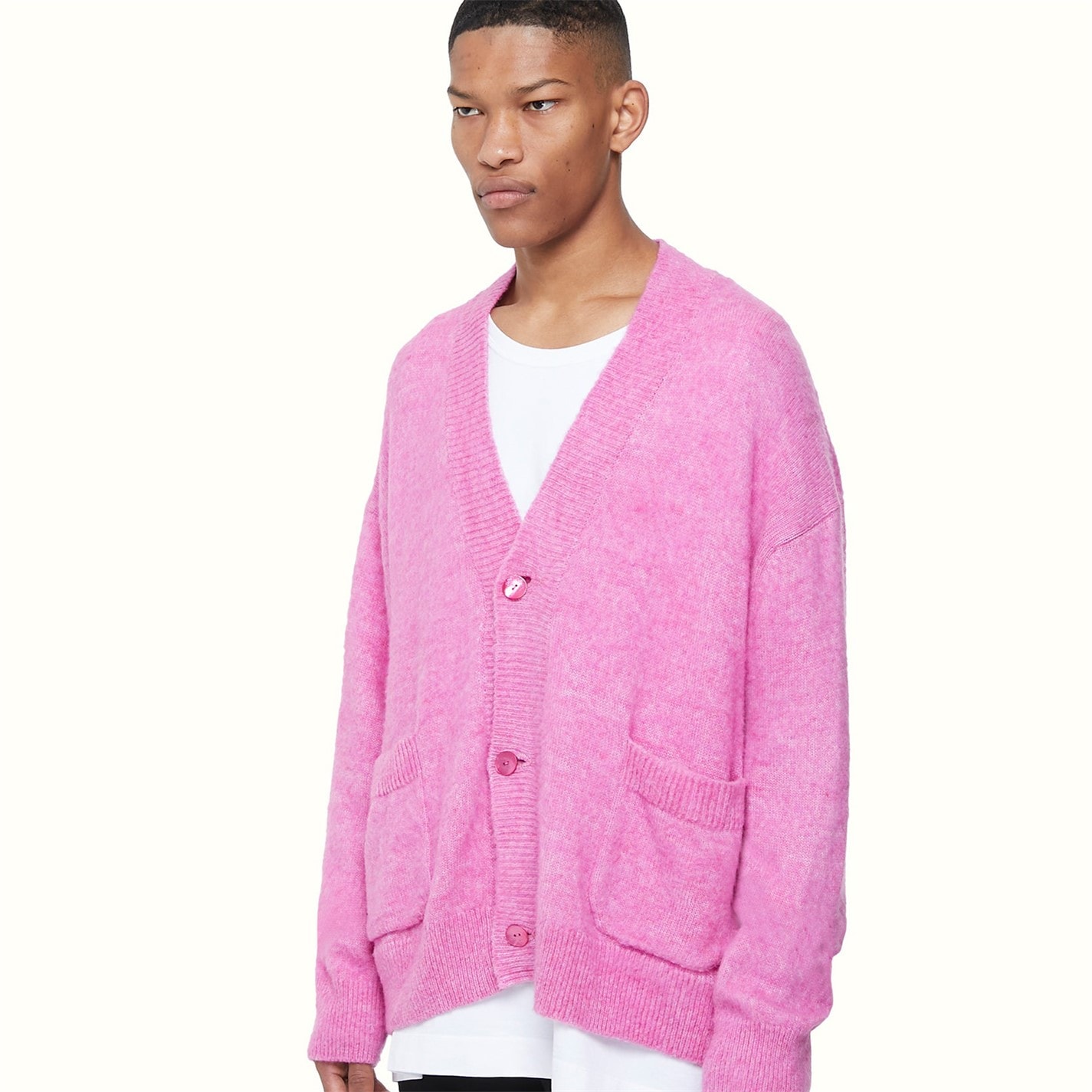 COLE BUXTON | Knit Cardigan | Men | Pink | Flannels
