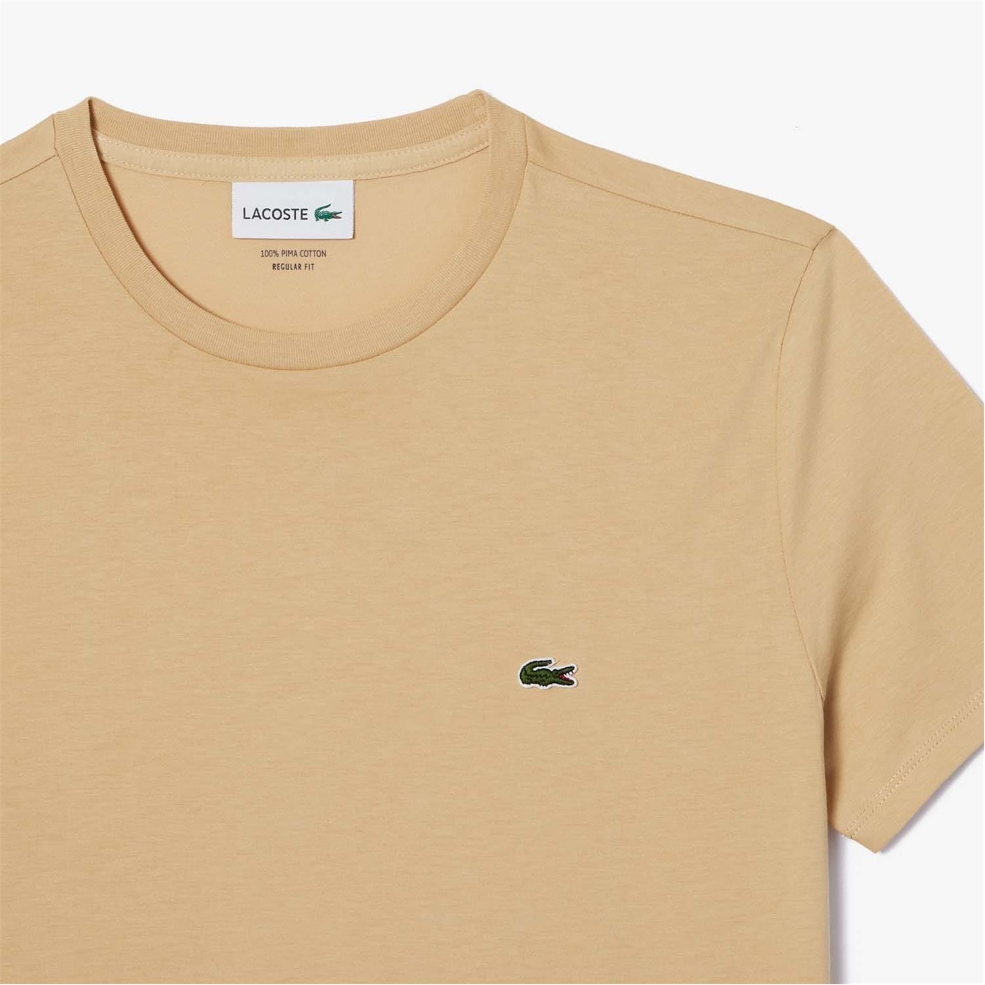 T-shirt beige en jersey de coton homme Jack & Jones | Destock Jeans