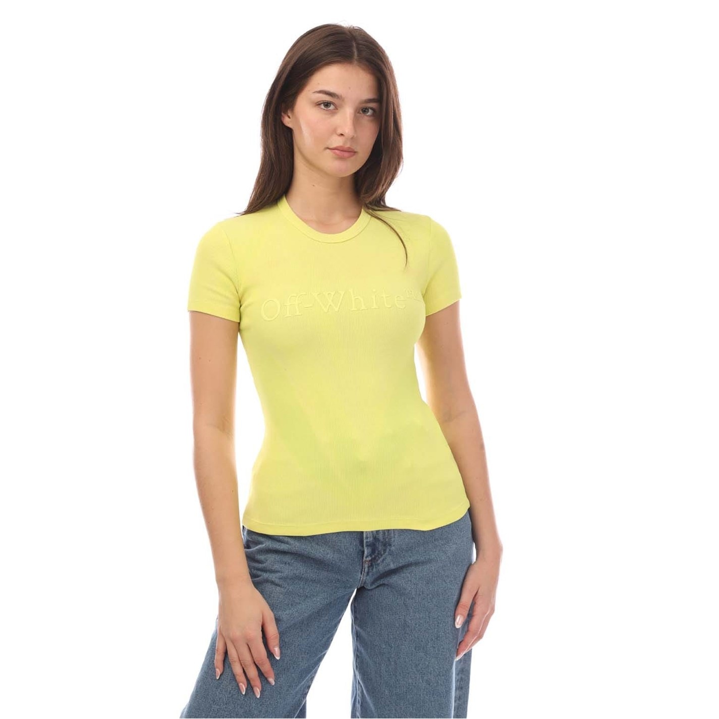 fitted yellow top