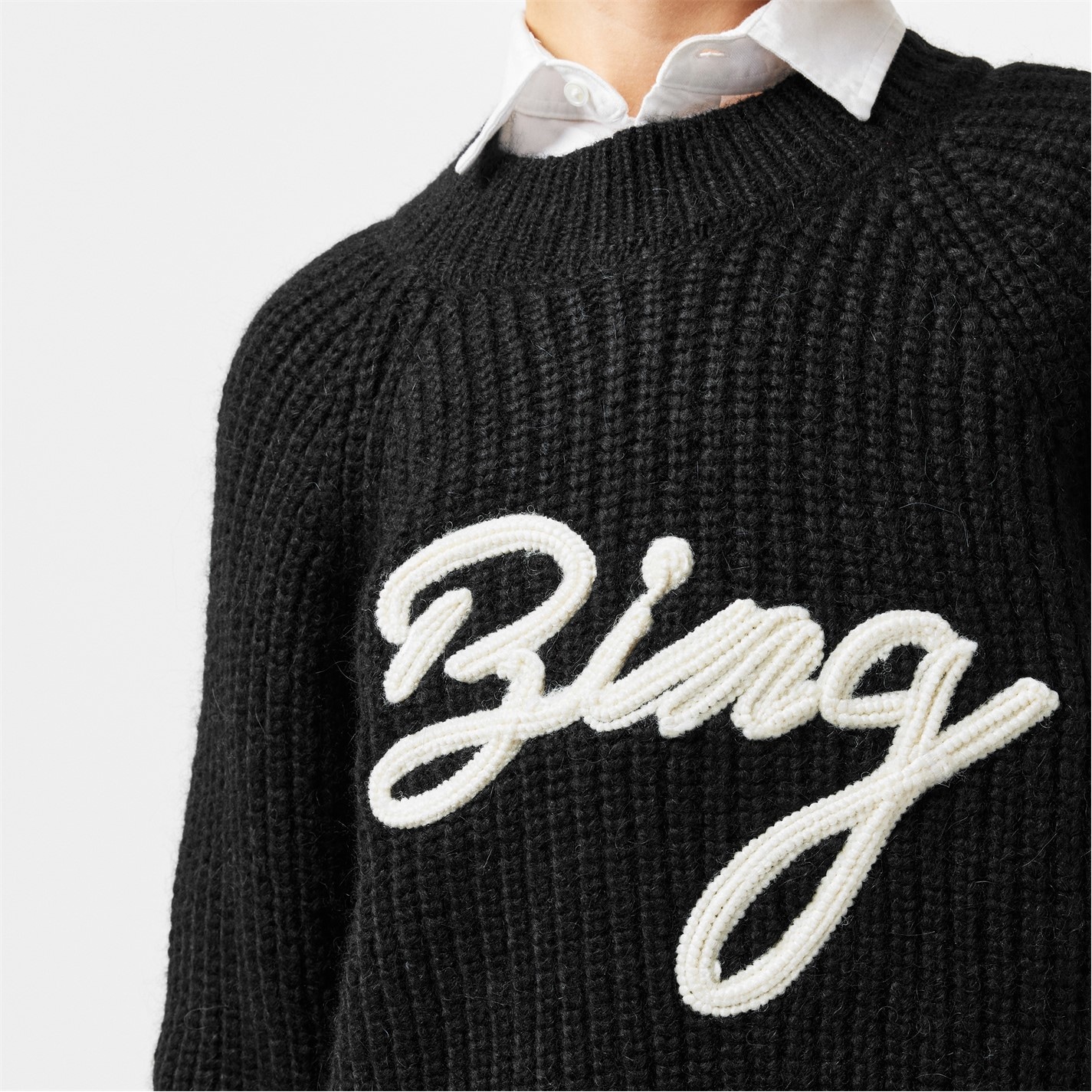 ANINE BING | Women's Kendrick Soft Knit Crew Neck Jumper | Women