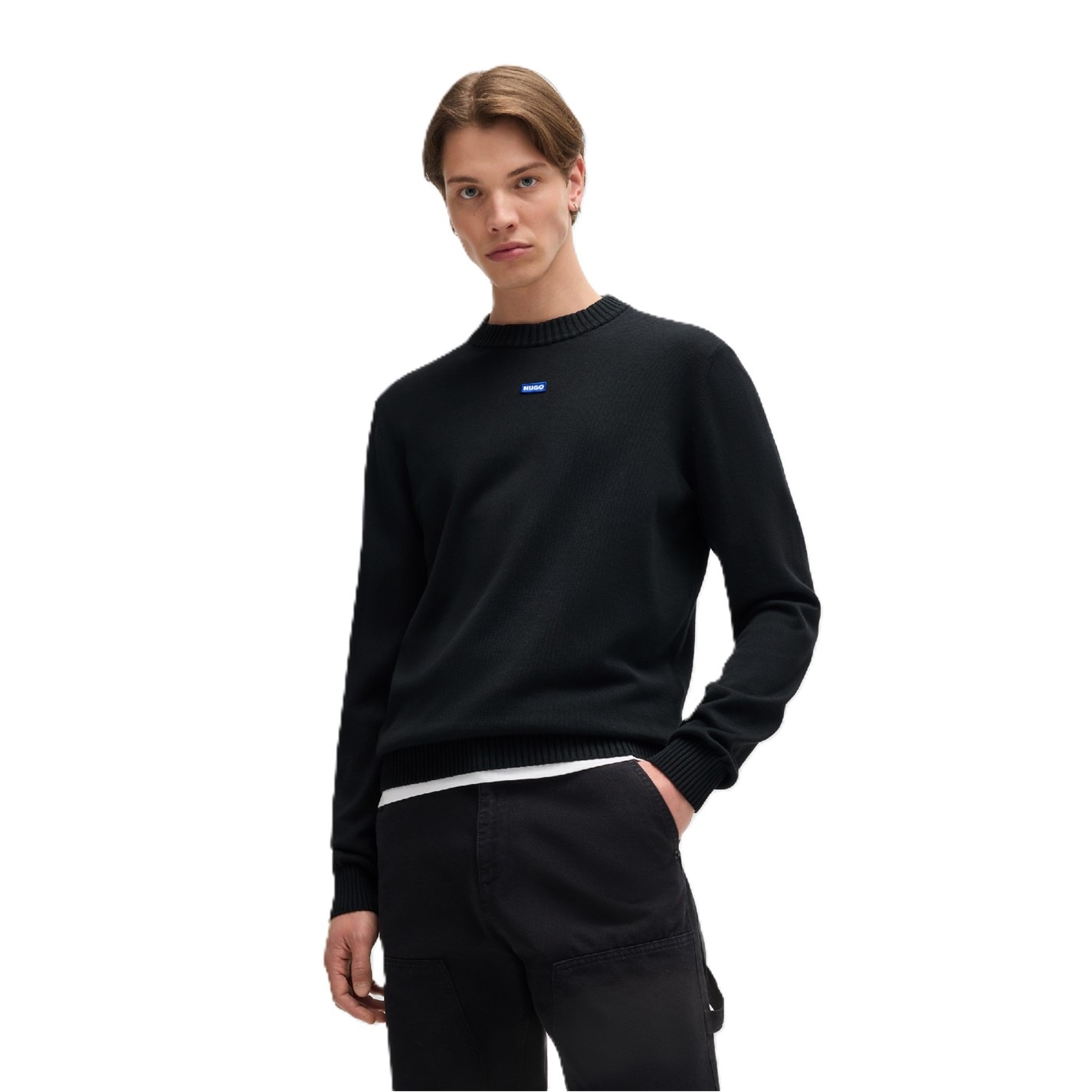 Boss | San Cosmo-C 10259688 01 Knitted Top Mens | Men | Black | Flannels