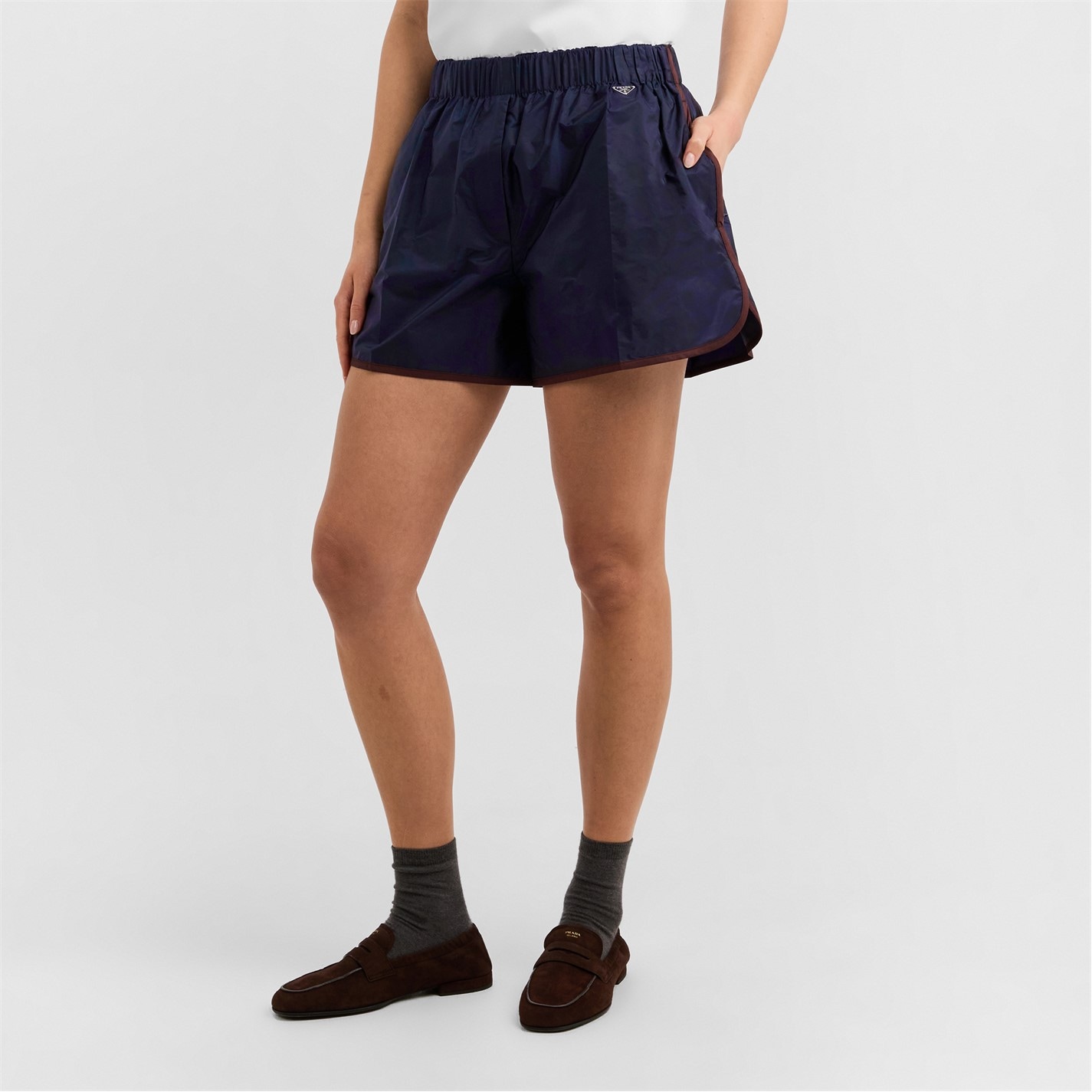 PRADA | Women's Chino Shorts | Women | Royal Granato | Flannels