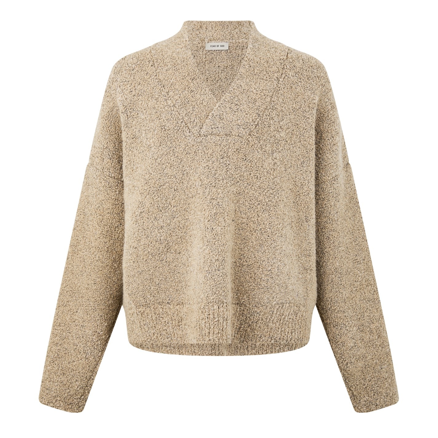 FEAR OF GOD | Overlapped V-Neck Sweater | Men | Paris Sky/Beige  