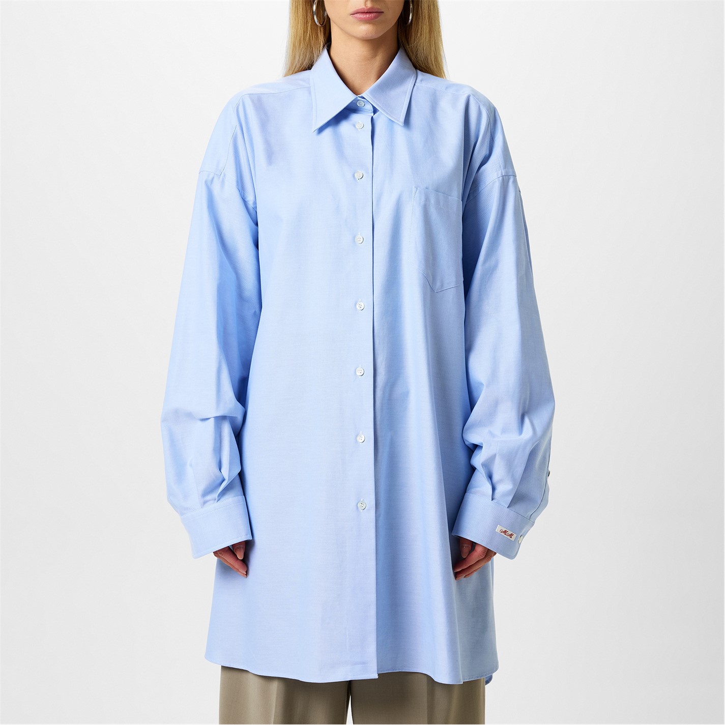 MAISON MARGIELA | Oxford Shirt | Women | Light Blue | Flannels