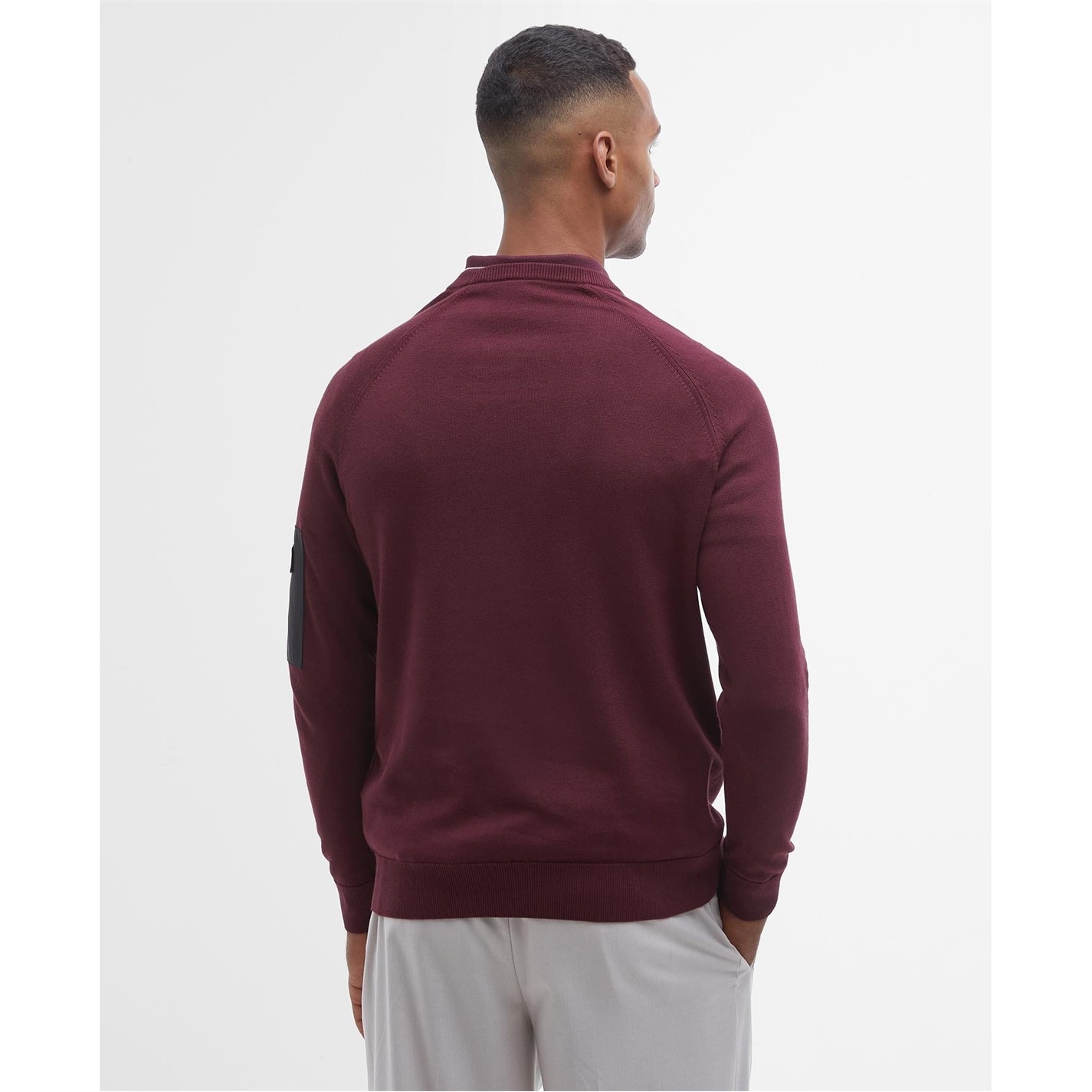 5920 Bordeaux High Neck Jumper
