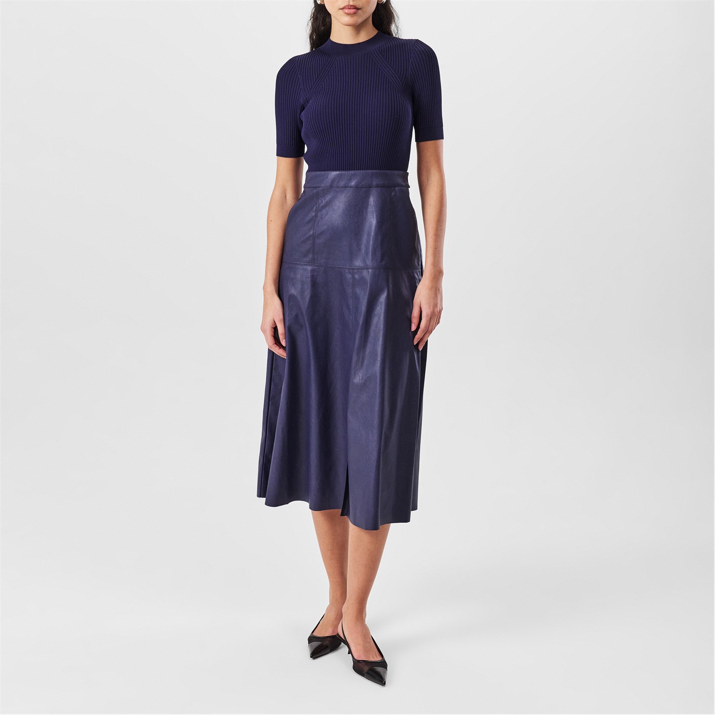 chinese dress ladies Ted Baker Black A Line Dress With White Trim  RefindStyle