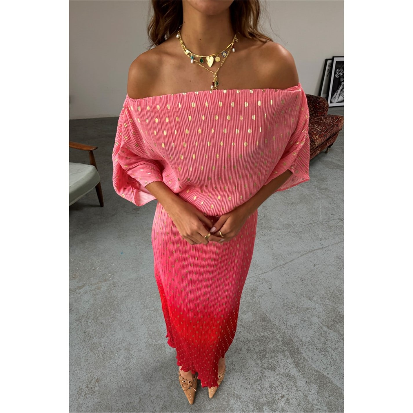 pink ombre tilly dress OMBR look Pink ombr Tilly dress x @neverfullydressed perfect for Valentines
