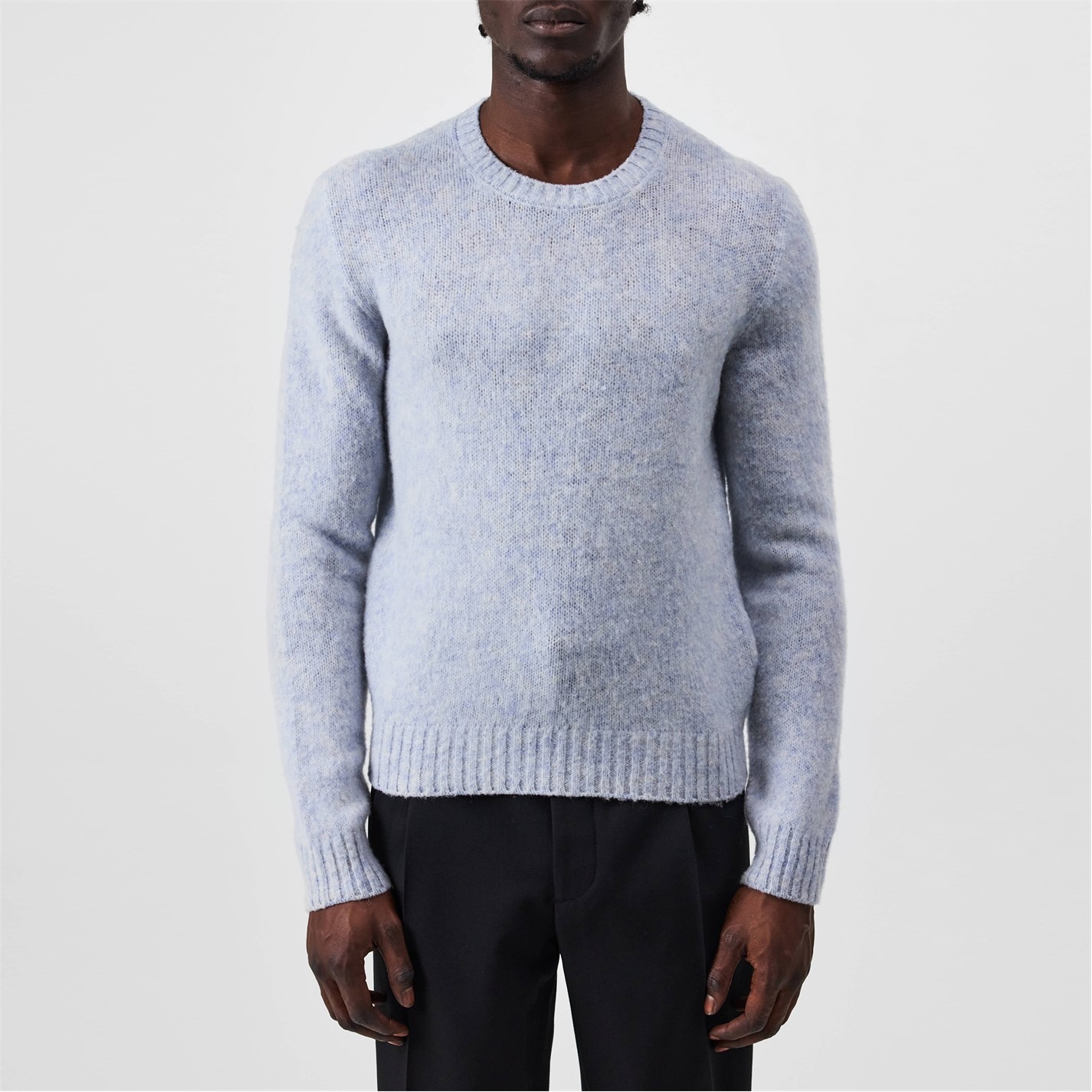 PRADA | Heavy Knit Jumper | Men | Blue | Flannels Fashion Ireland