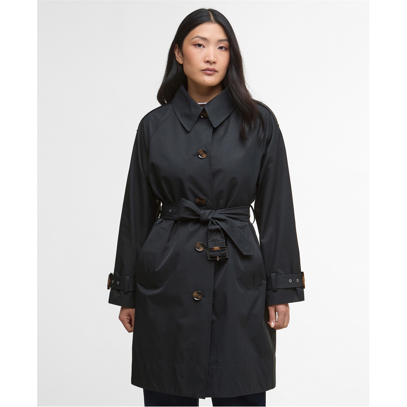 Maia Check Showerproof Trench Coat