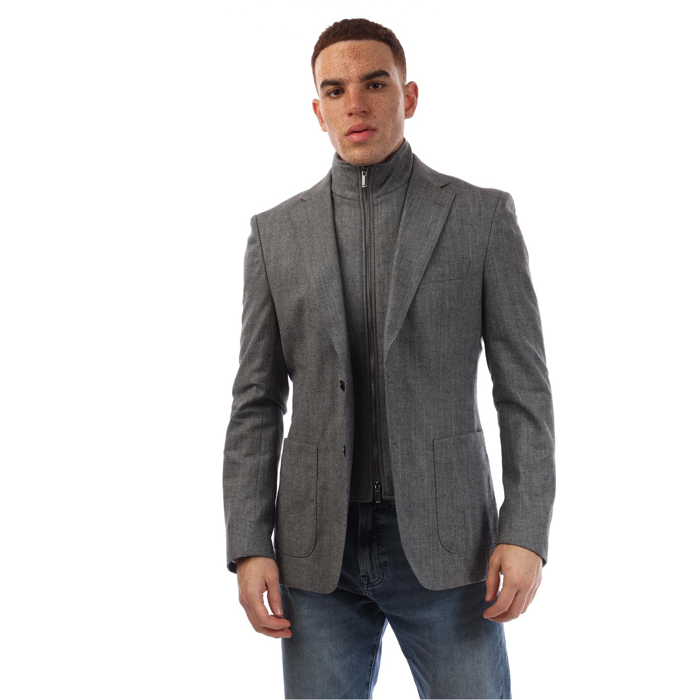 Boss | Men's H Hutson Bib Formal | Men | Open Grey | Flannels Fashion  Ireland
