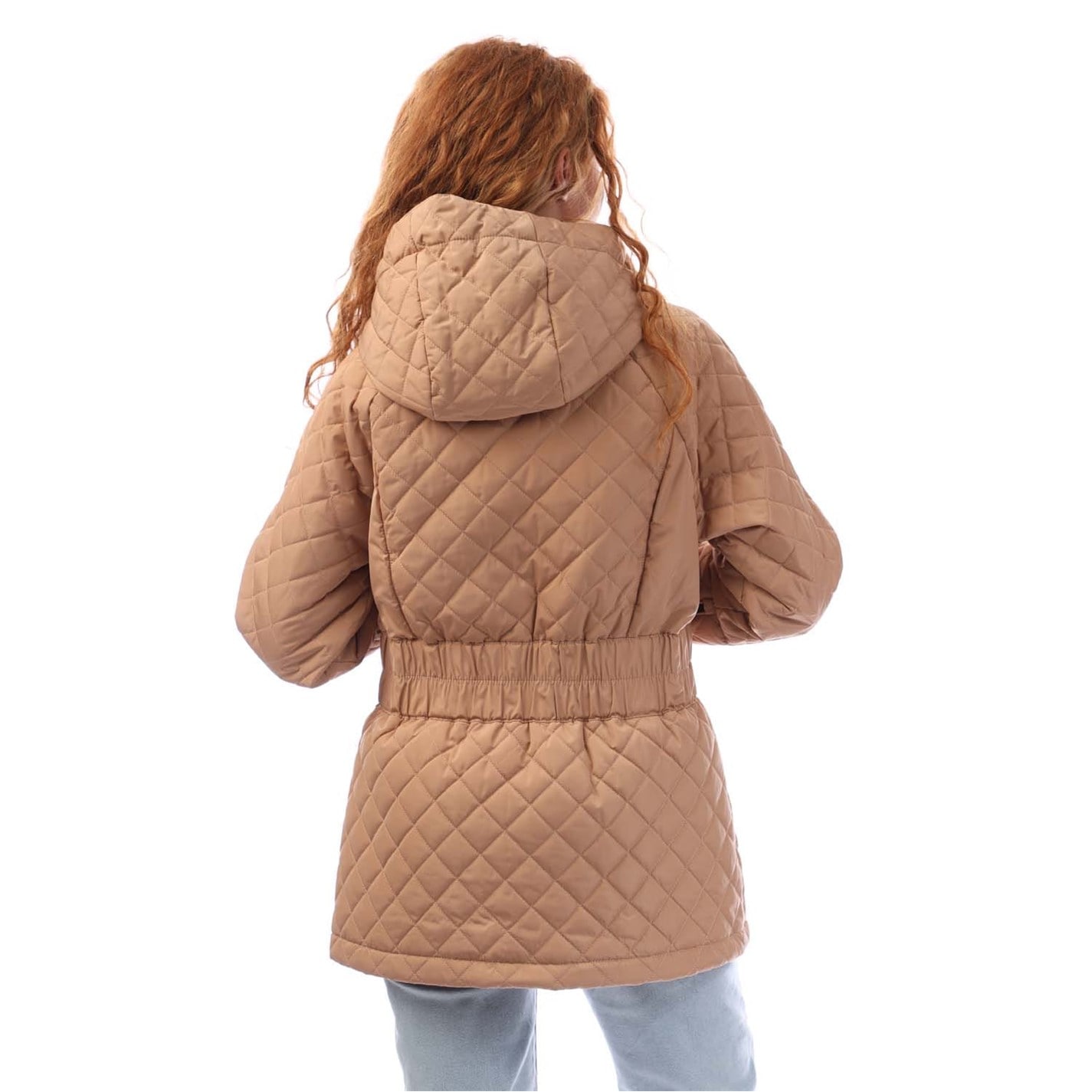 DKNY DKNY ブラウン キルティングジャケット L Quilted Transitional 
