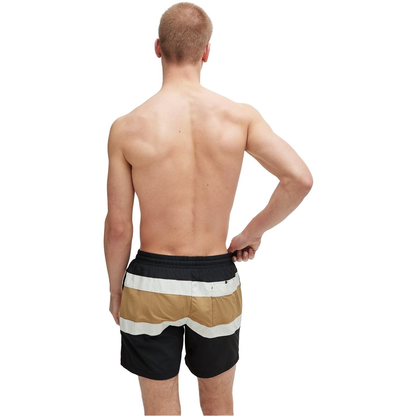Man's Best Friend | W's Elastic Waist Board/Swim Shorts | High Rise | Long Length
