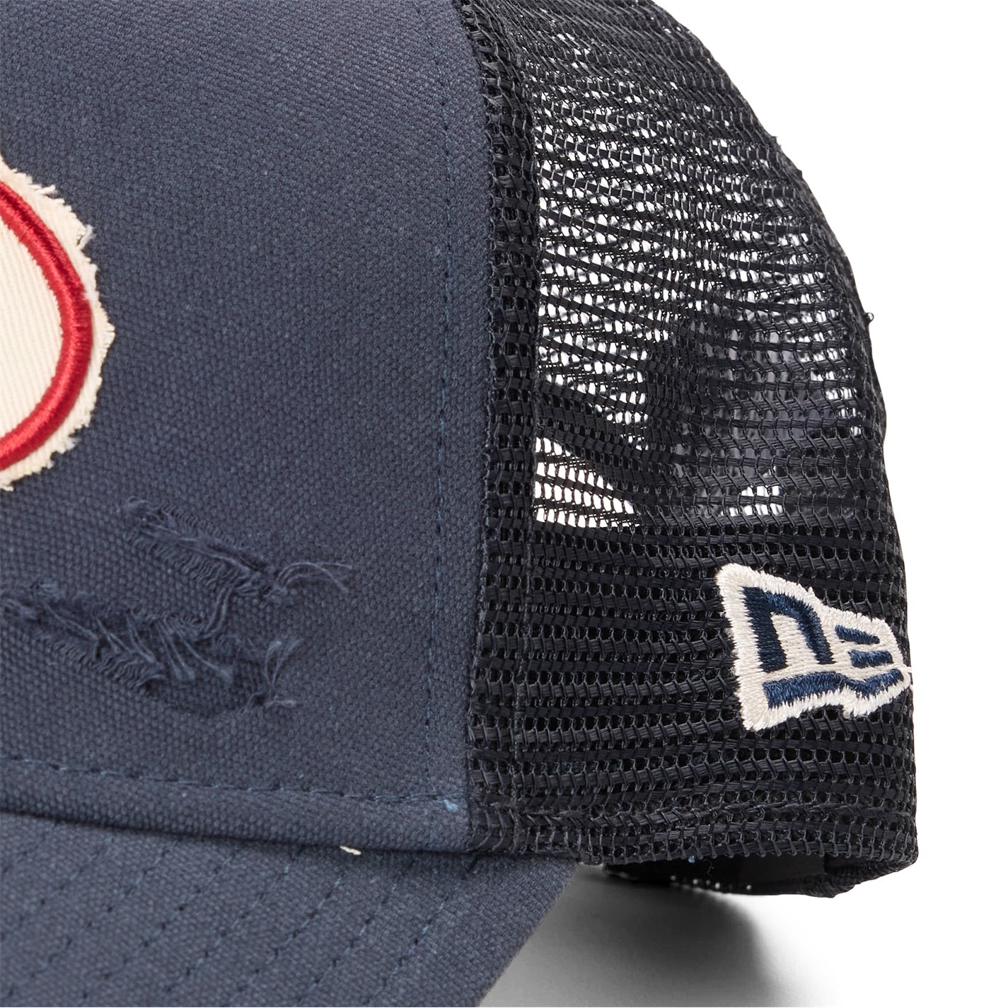 NEW ERA | Distressed Patch Adjustable Trucker Cap | Men | Baseball Caps ...