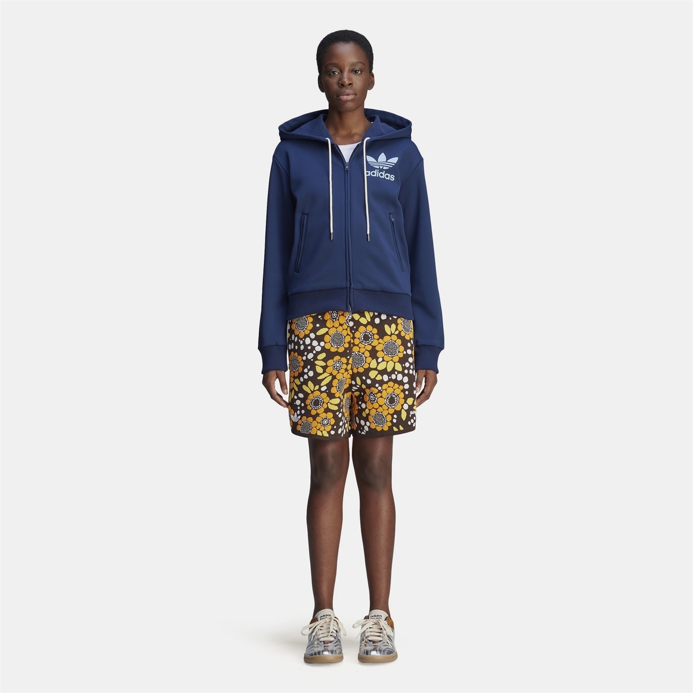 ADIDAS ORIGINALS By Wales Bonner Knit Floral Shorts Men