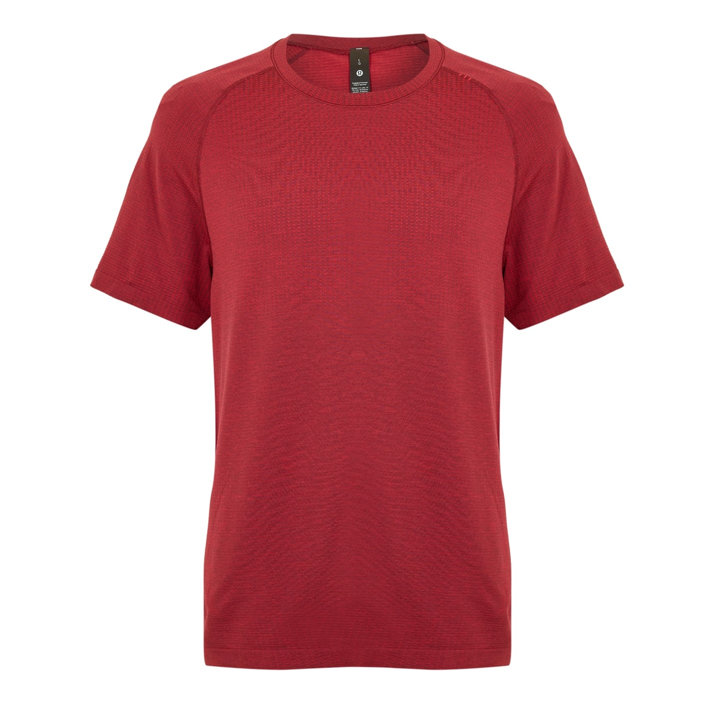 ルルレモン　l Vent Tech 半袖シャツ赤　メンズ＆レディース兼用 LULULEMON | Men'S Metal Vent Tech 2.5 Stretch Jersey T-Shirt | Men