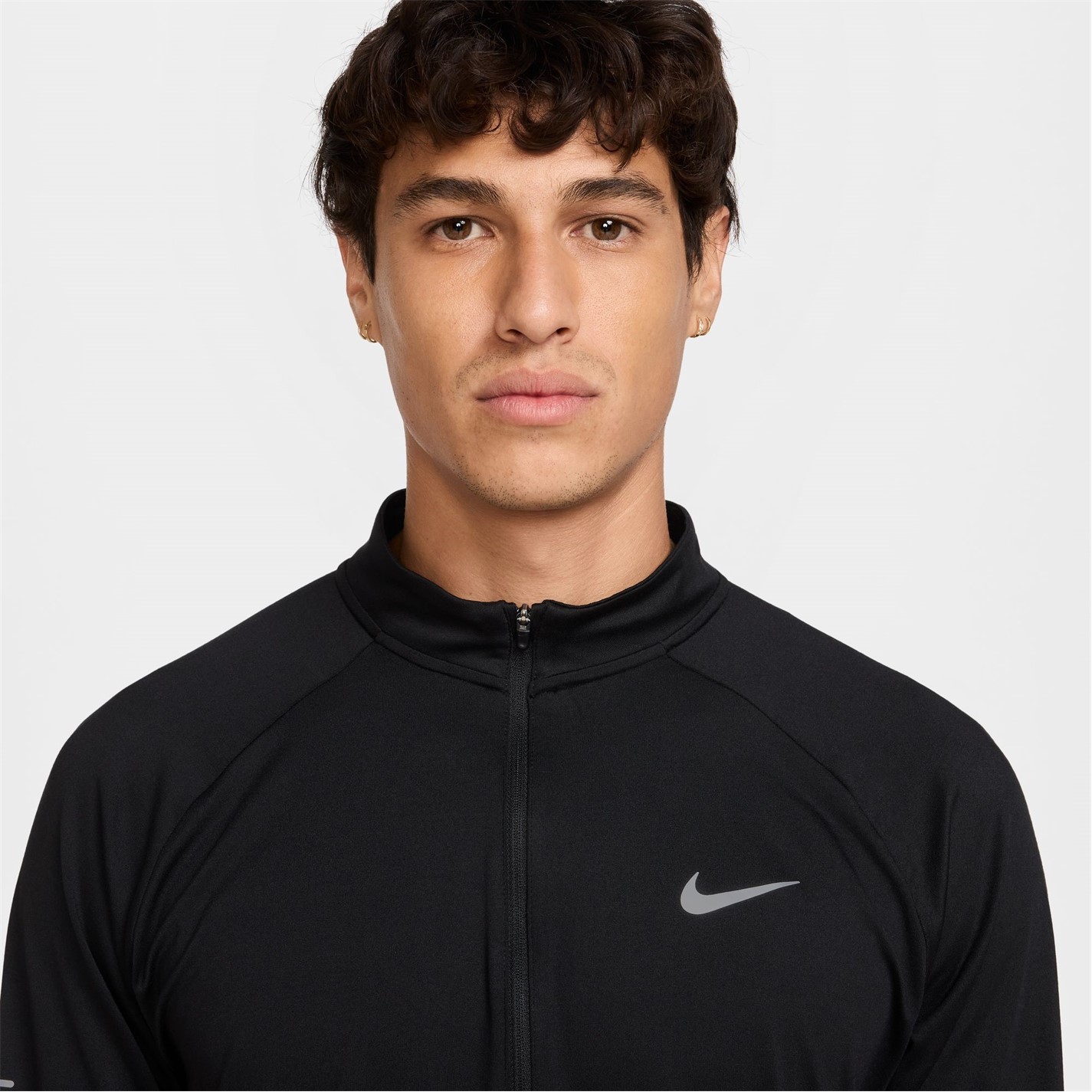 nike half zip core long sleeve running top mens