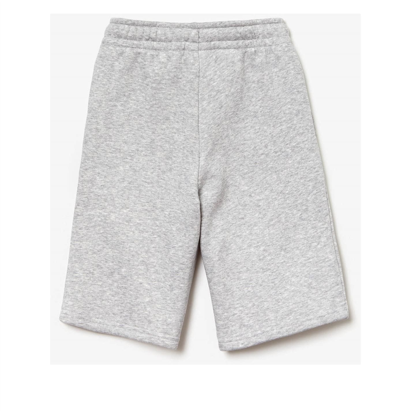 Lacoste Boys Fleece Logo Shorts in Black