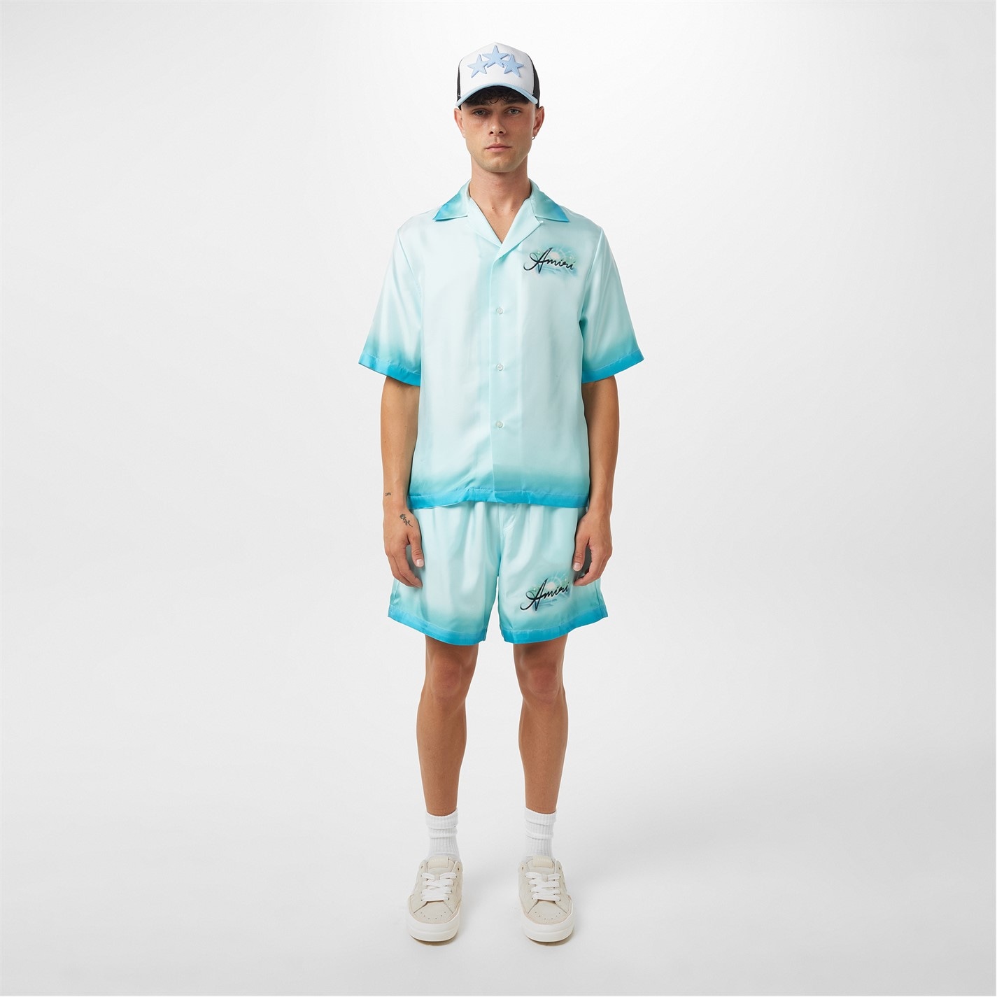 AMIRI | Resort Club Shorts | Men | Cerulean | Flannels Fashion Ireland