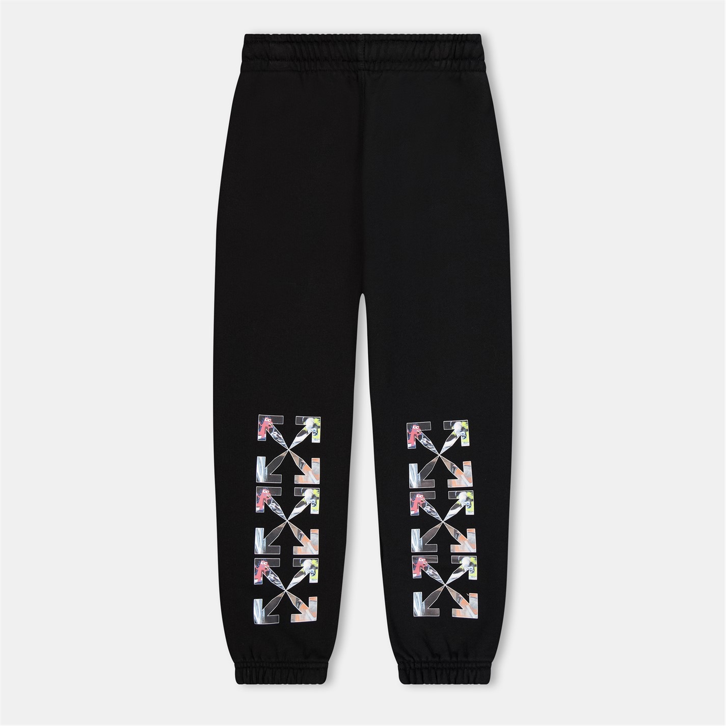 Kids Varsity Style Jogger Pants – Off White main image 1