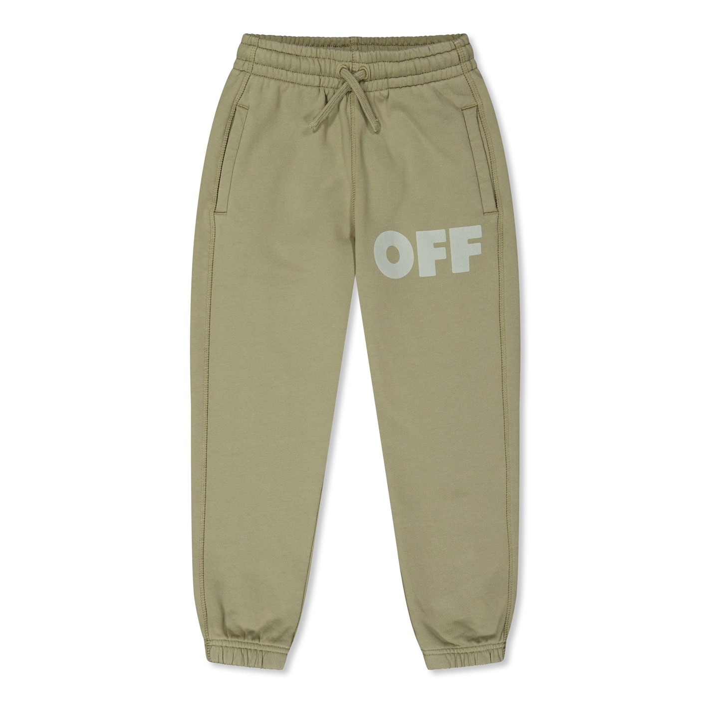 Off-White Kids Bookish Diagonal Joggers in Black