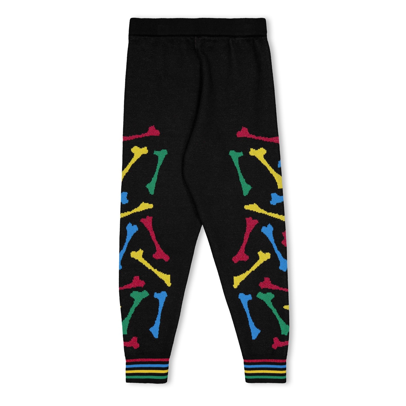 Amiri Kids Bones Stacked Joggers in Black
