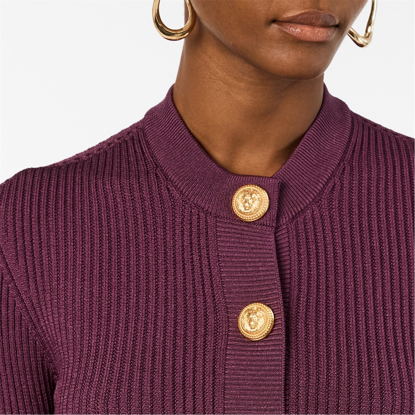 BALMAIN | Women's Cardigan | Women | Violet | Flannels