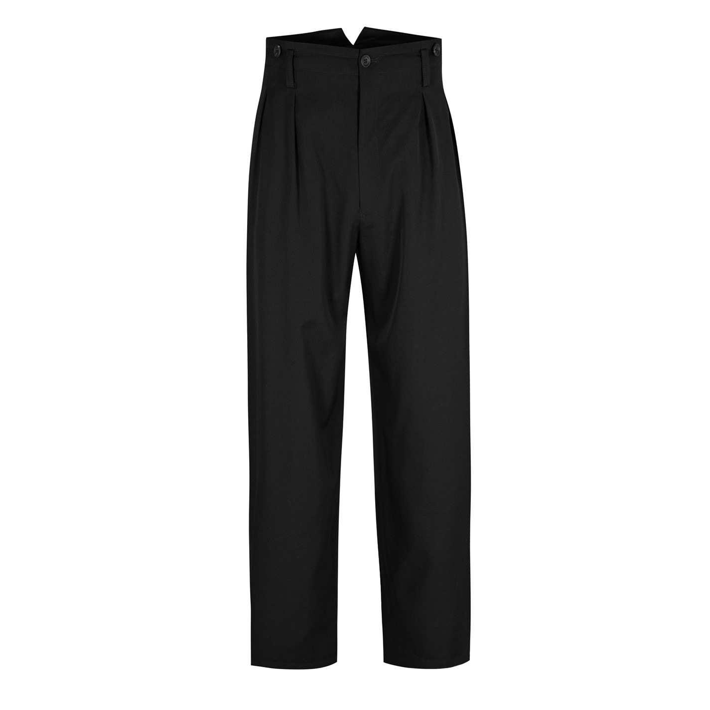 YOHJI YAMAMOTO | Men's Straight Leg Trousers | Men | Black